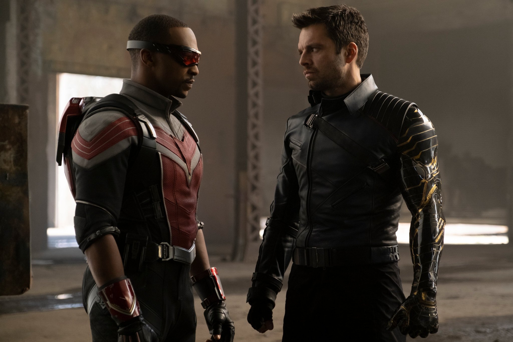 tv show, the falcon and the winter soldier, anthony mackie, bucky barnes, sam wilson, sebastian stan
