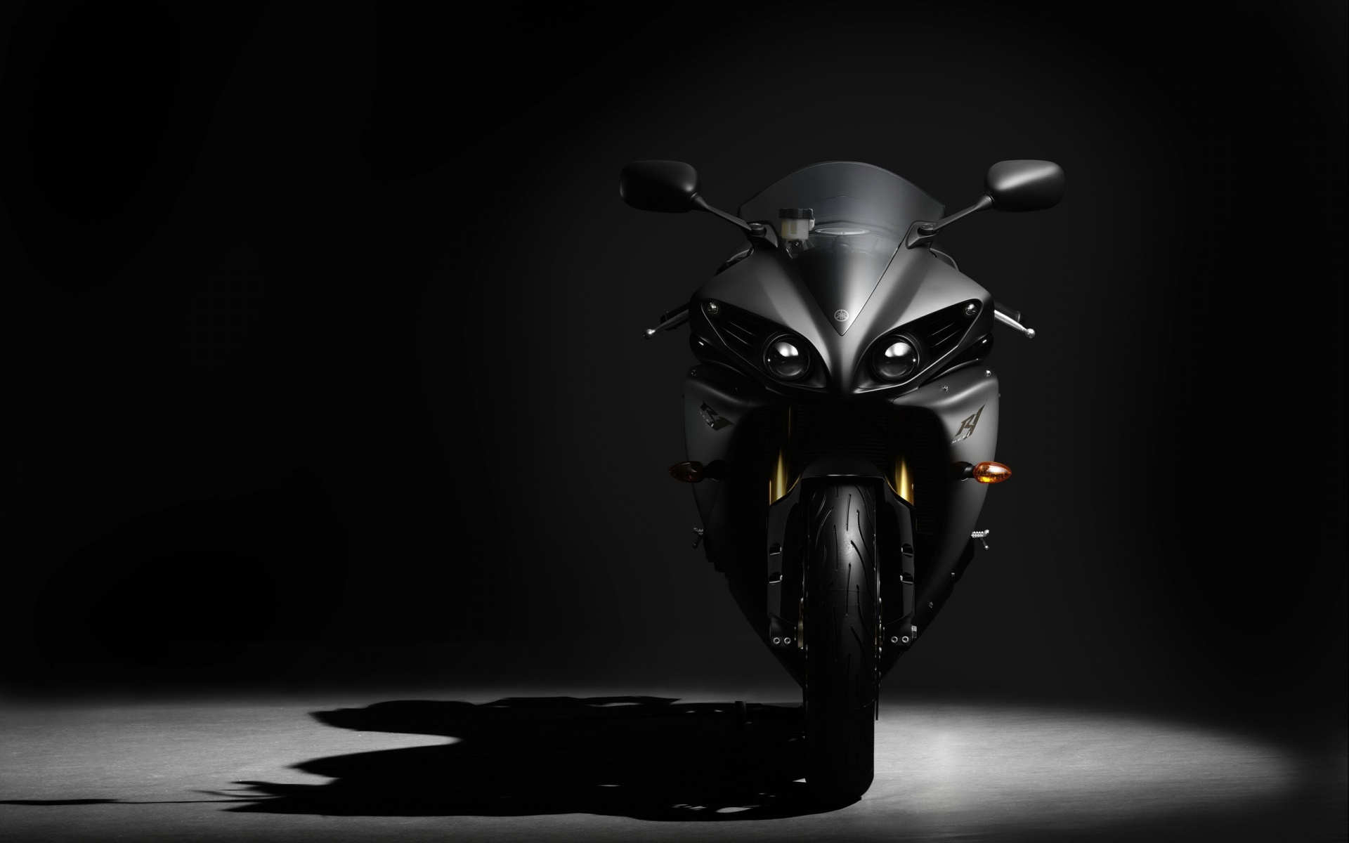 motorcycles, yamaha, transport, black