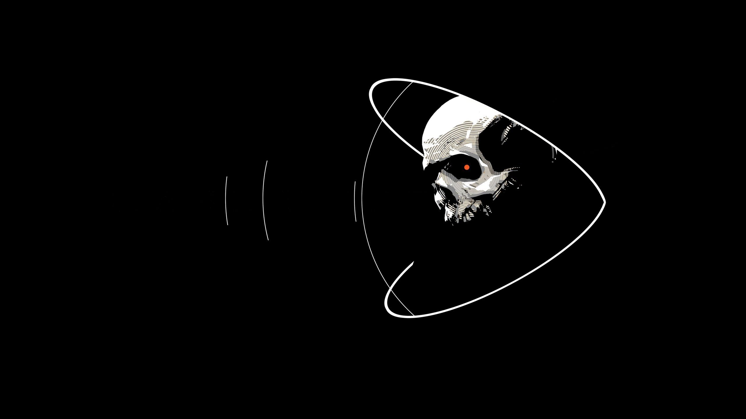 Download mobile wallpaper Dark, Skull for free.