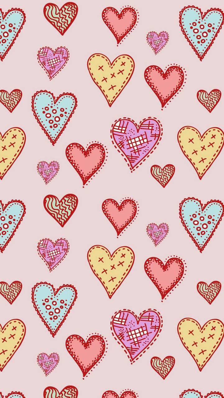 Download mobile wallpaper Colors, Heart, Artistic for free.