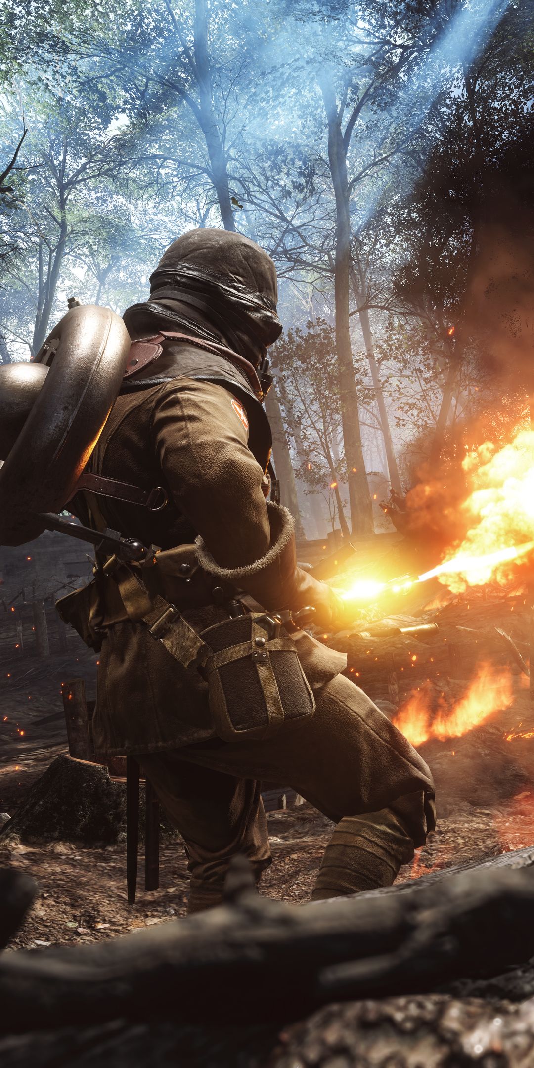 Download mobile wallpaper Battlefield, Soldier, Video Game, Battlefield 1, Flamethrower for free.