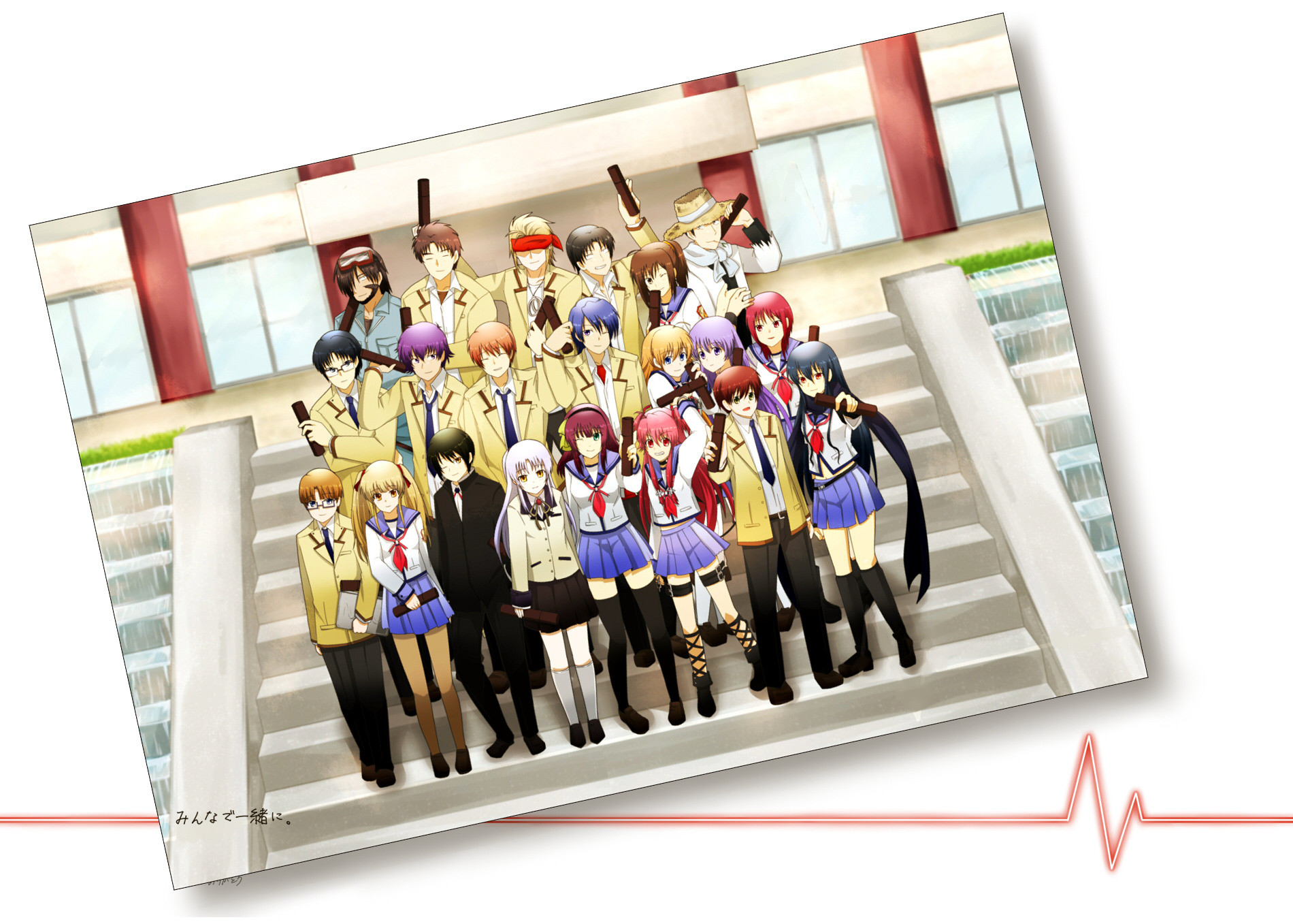 668247 descargar imagen animado, angel beats!, ayato naoi, chaa (angel beats!), eri shiina, fujimaki (angel beats!), hinata hideki, hisako (angel beats!), kanade tachibana, masami iwasawa, matsushita (angel beats!), miyuki irie, noda (angel beats!), ooyama (angel beats!), saitou (angel beats!), shiori sekine, takamatsu (angel beats!), takeyama (angel beats!), tk (angel beats!), yui (angel beats!), yuri nakamura, yusa (angel beats!), yuzuru otonashi: fondos de pantalla y protectores de pantalla gratis