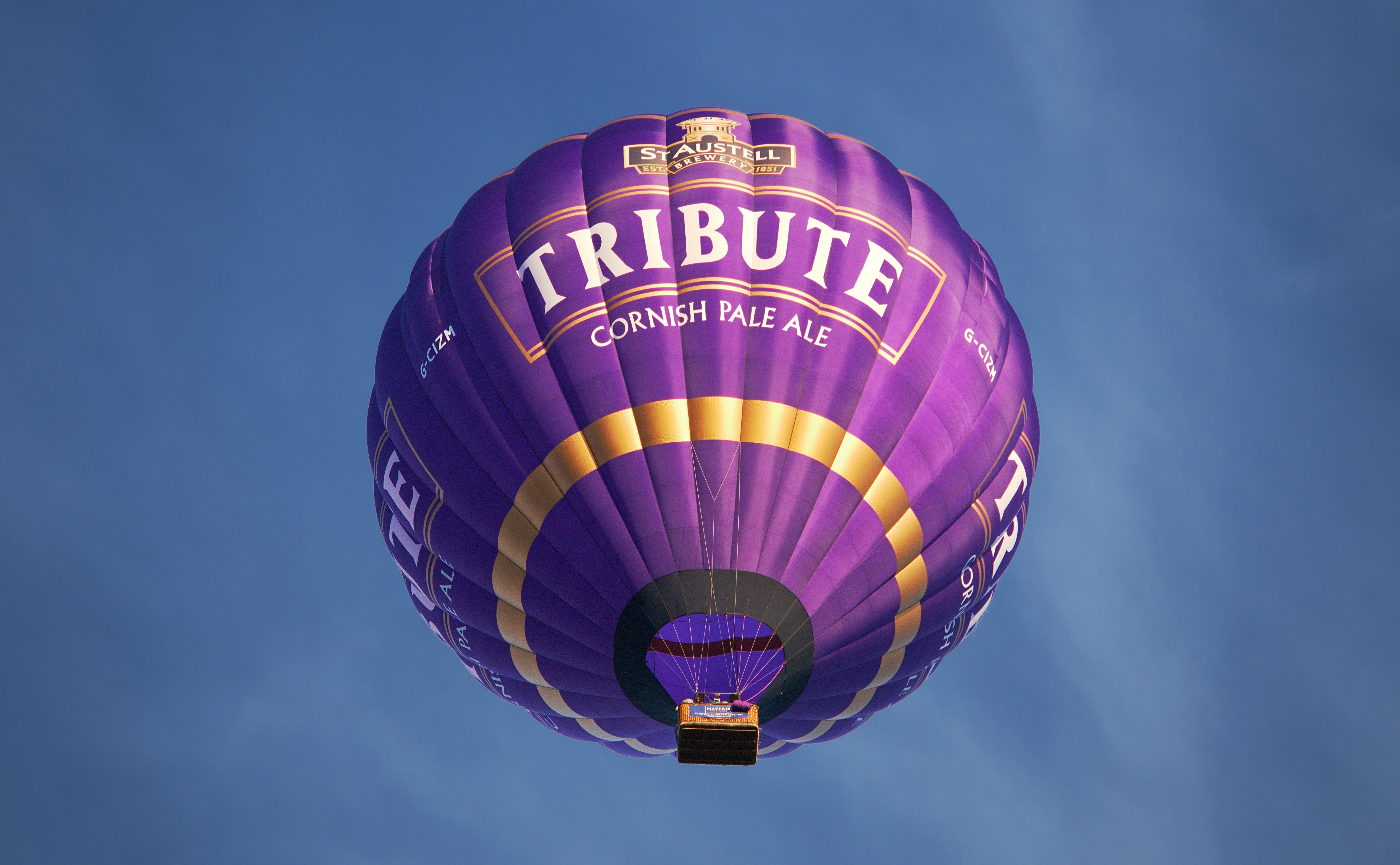 104543 Hintergrundbild herunterladen sky, verschiedenes, sonstige, flug, luftballon, ballon, logo - Bildschirmschoner und Bilder kostenlos