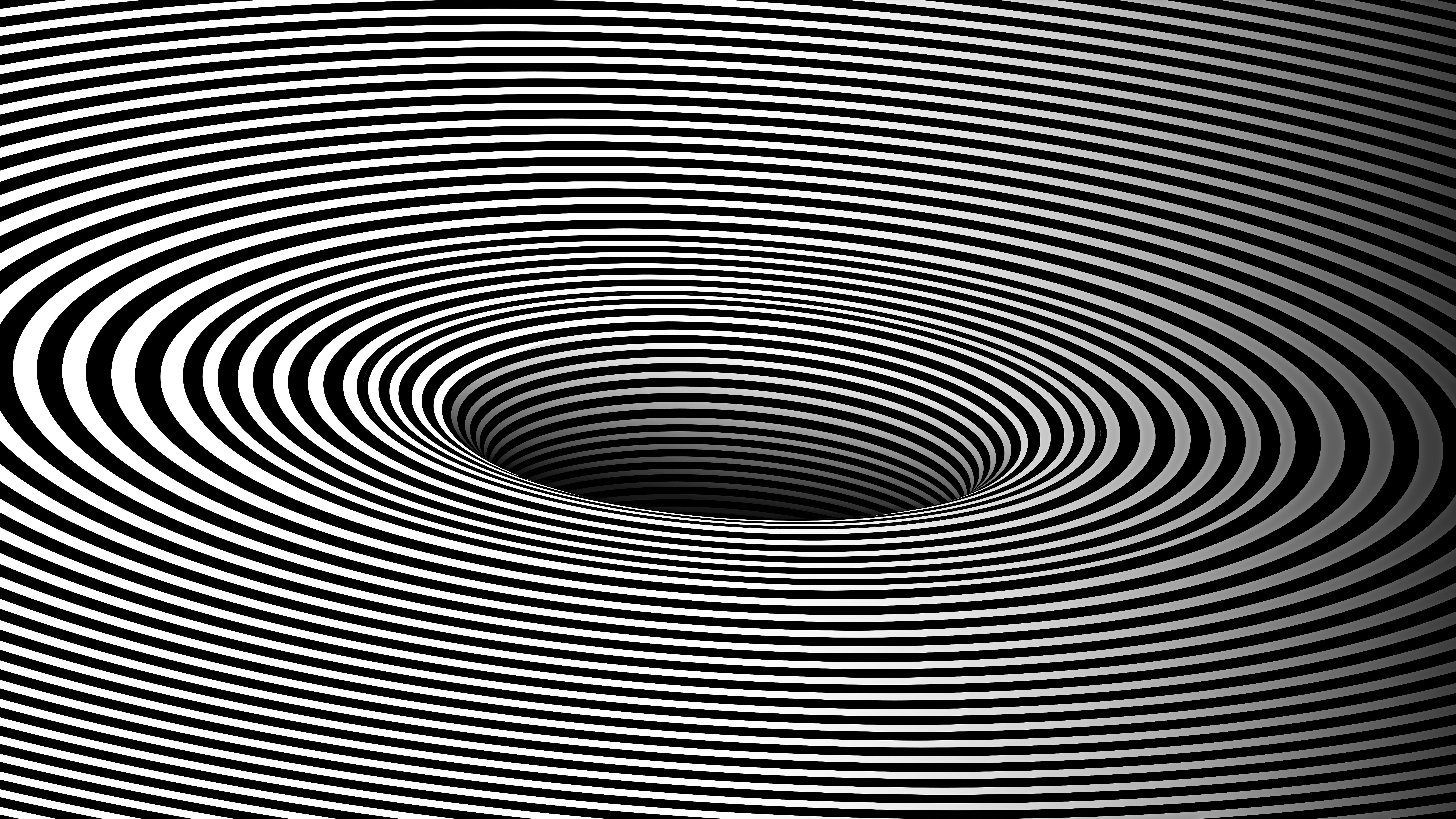 optical illusion, illusion, artistic, black & white