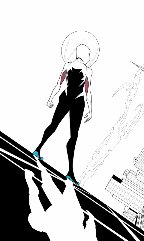 Handy-Wallpaper Comics, Spider Gwen kostenlos herunterladen.