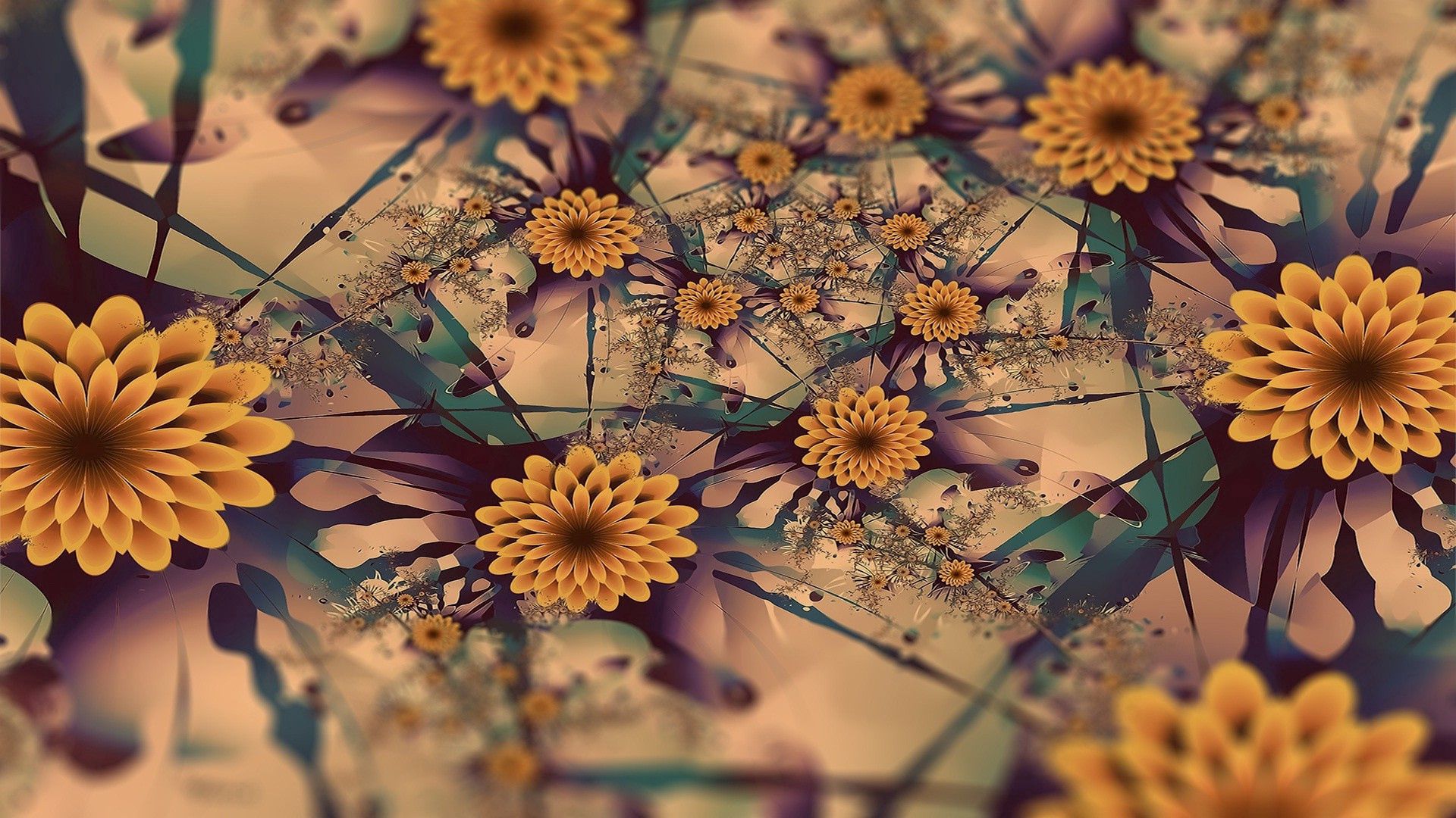 Download mobile wallpaper Flowers, Surface, Patterns, Lines, Abstract for free.