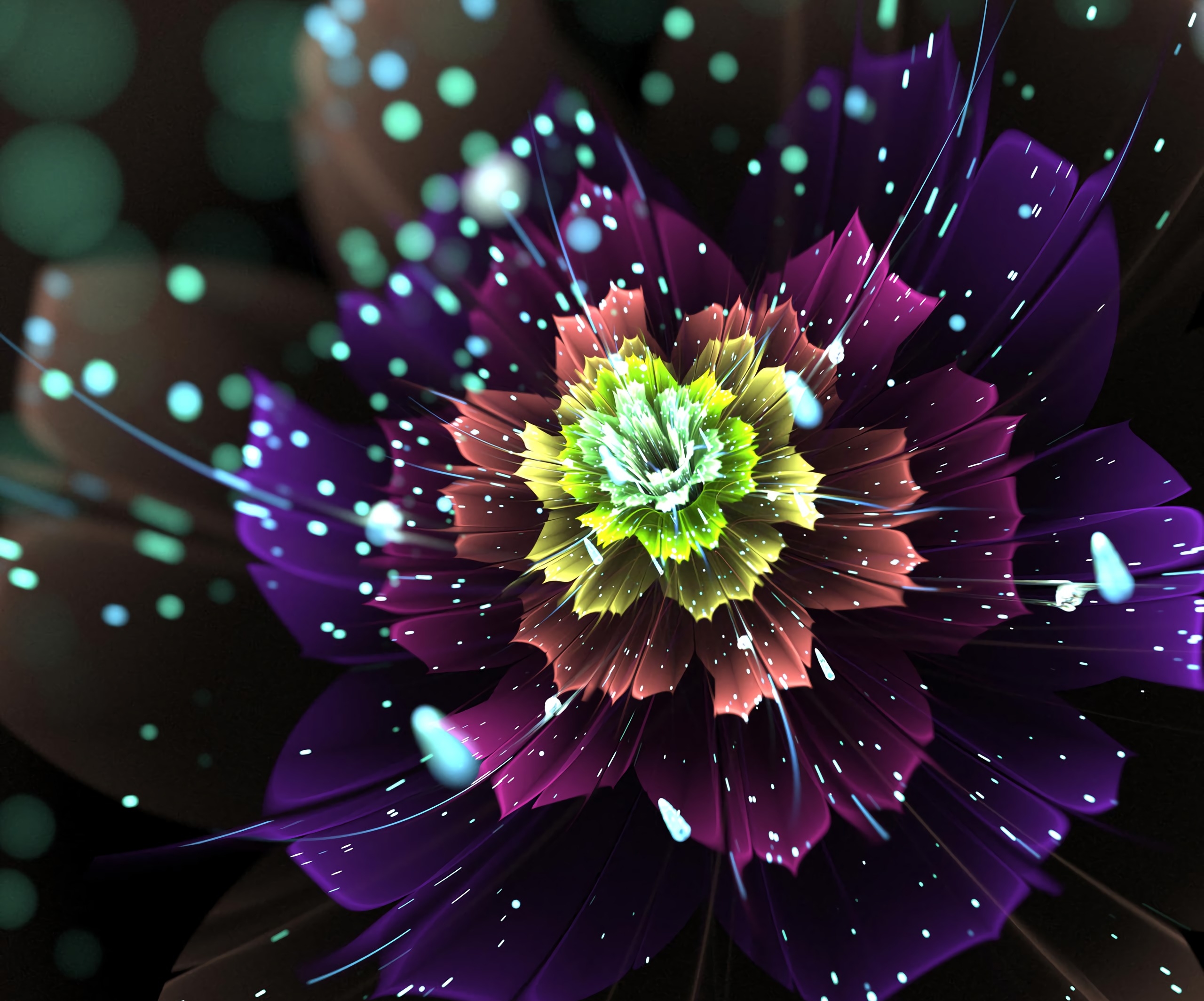 Free download wallpaper Flowers, Flower, Colors, Artistic on your PC desktop