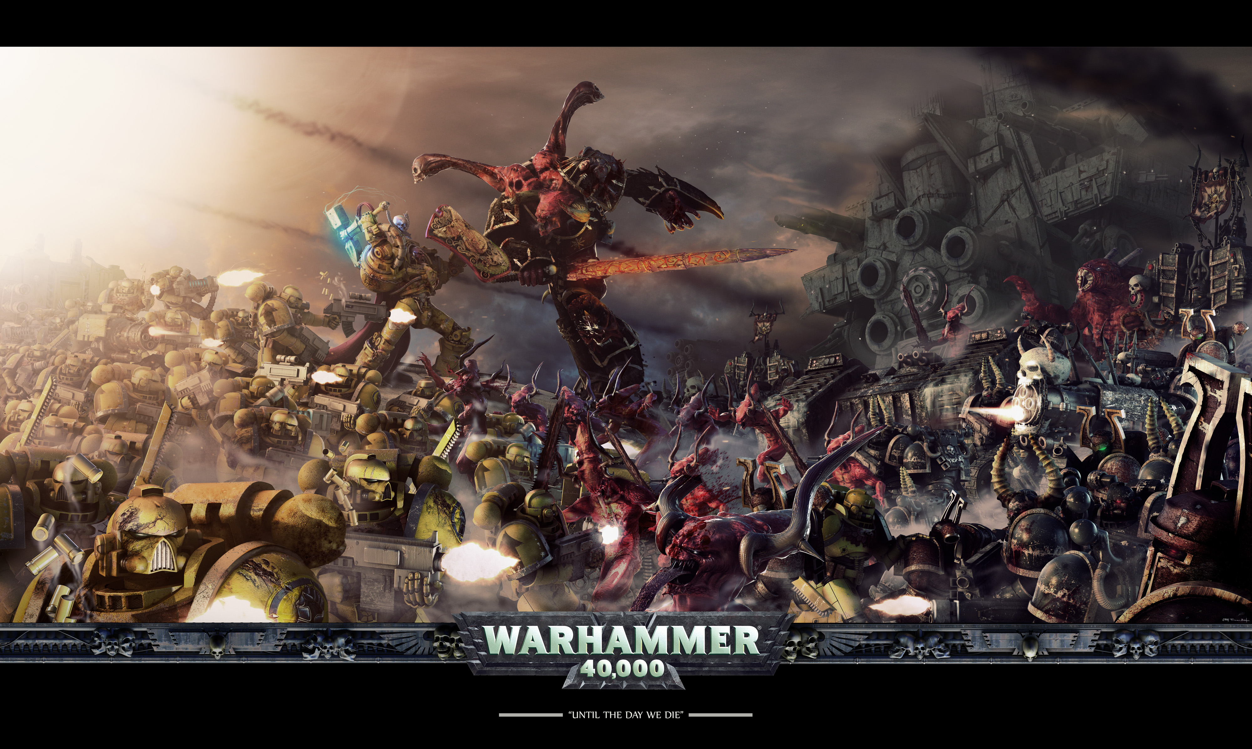 Free download wallpaper Fantasy, Warhammer, Warrior, Sci Fi, Video Game on your PC desktop