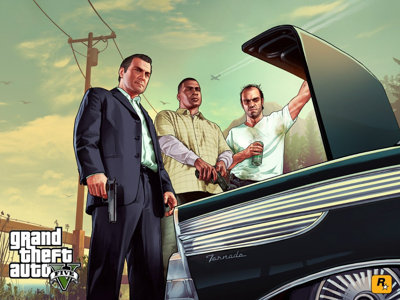 Melhores papéis de parede de Grand Theft Auto (Gta) para tela do telefone