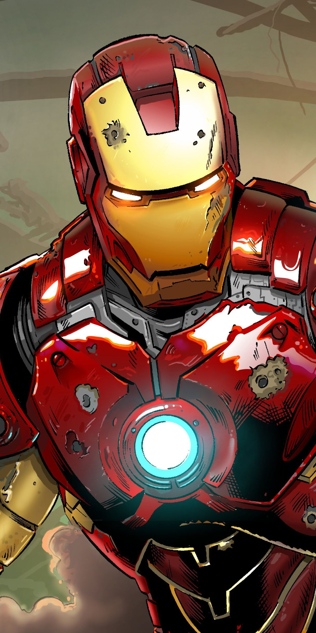 Handy-Wallpaper Iron Man, Comics kostenlos herunterladen.