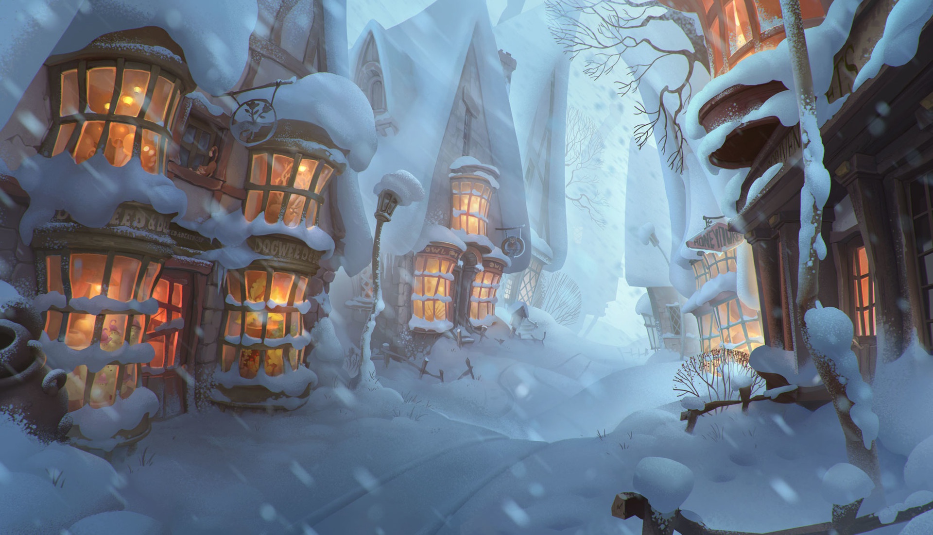 Laden Sie das Winter, Fantasie-Bild kostenlos auf Ihren PC-Desktop herunter
