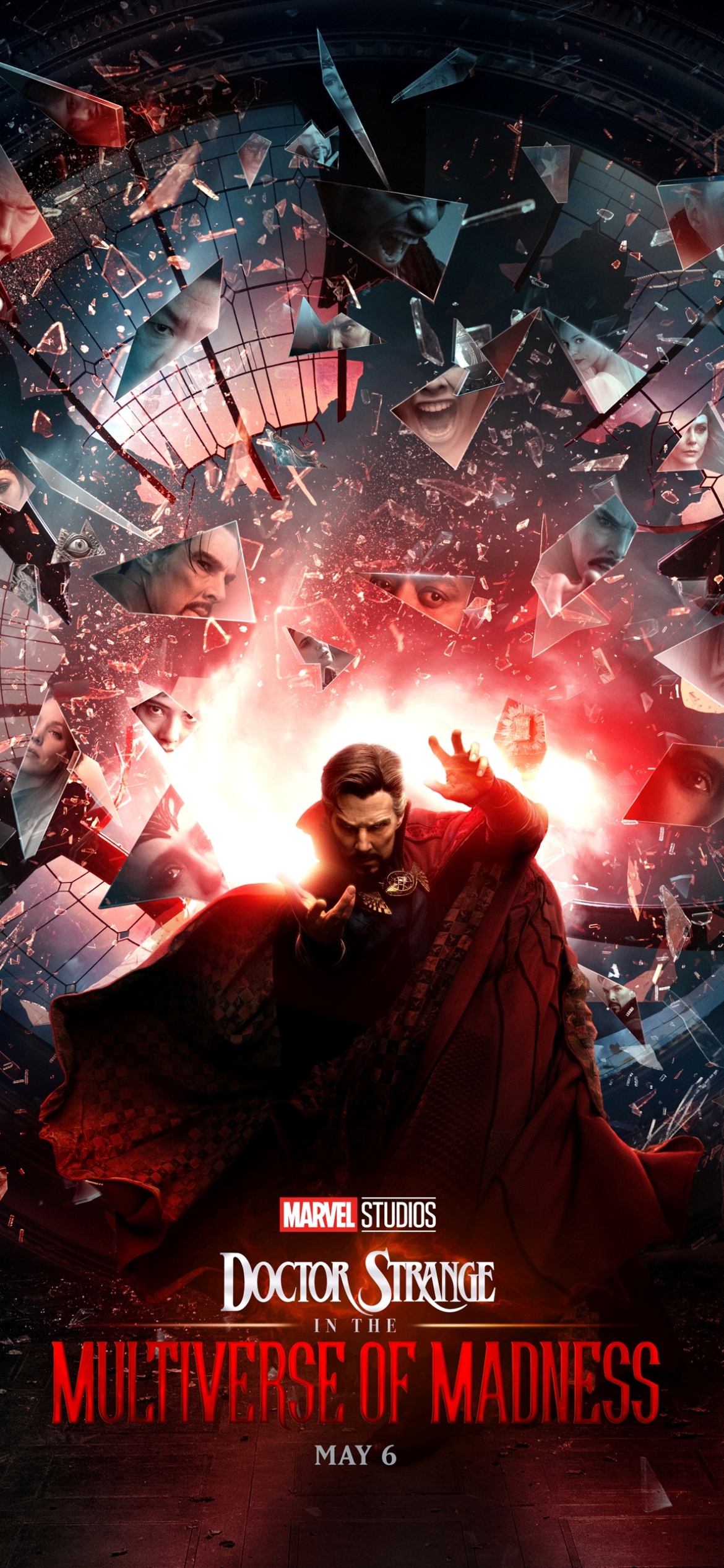 Download mobile wallpaper Benedict Cumberbatch, Movie, Doctor Strange, Doctor Strange In The Multiverse Of Madness for free.