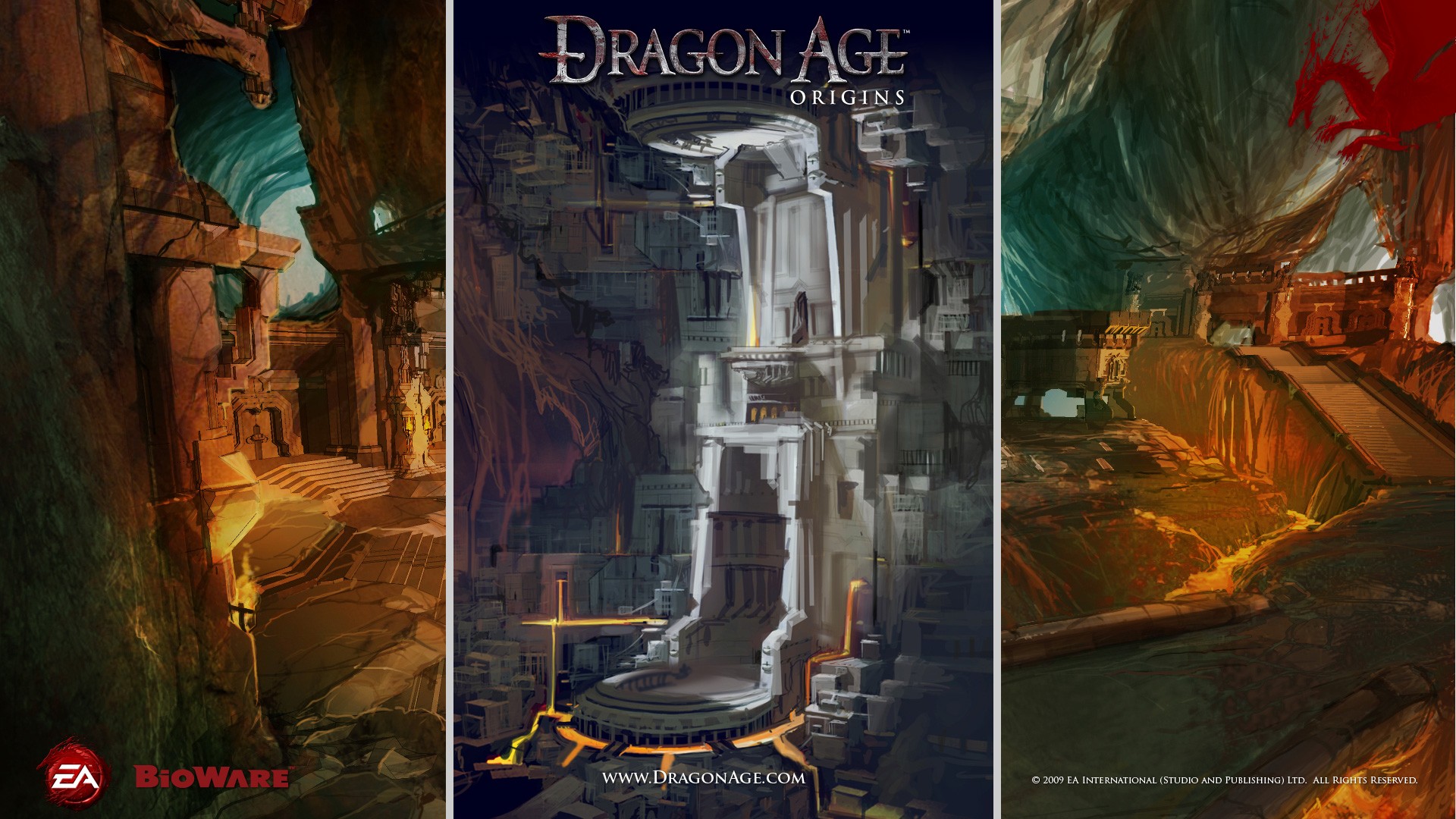 Скачать картинку Dragon Age: Начало, Эпоха Драконов, Видеоигры в телефон бесплатно.