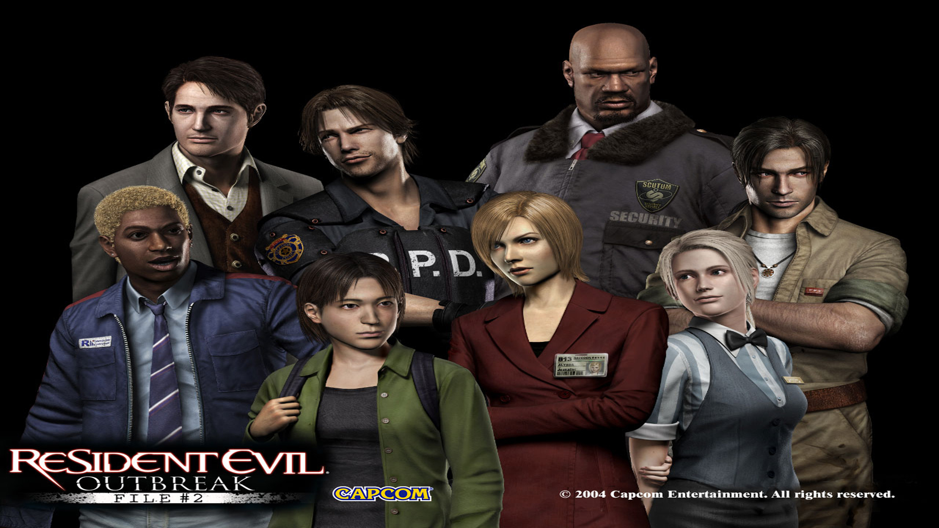 Free download wallpaper Resident Evil, Video Game, Resident Evil Outbreak: File #2 on your PC desktop