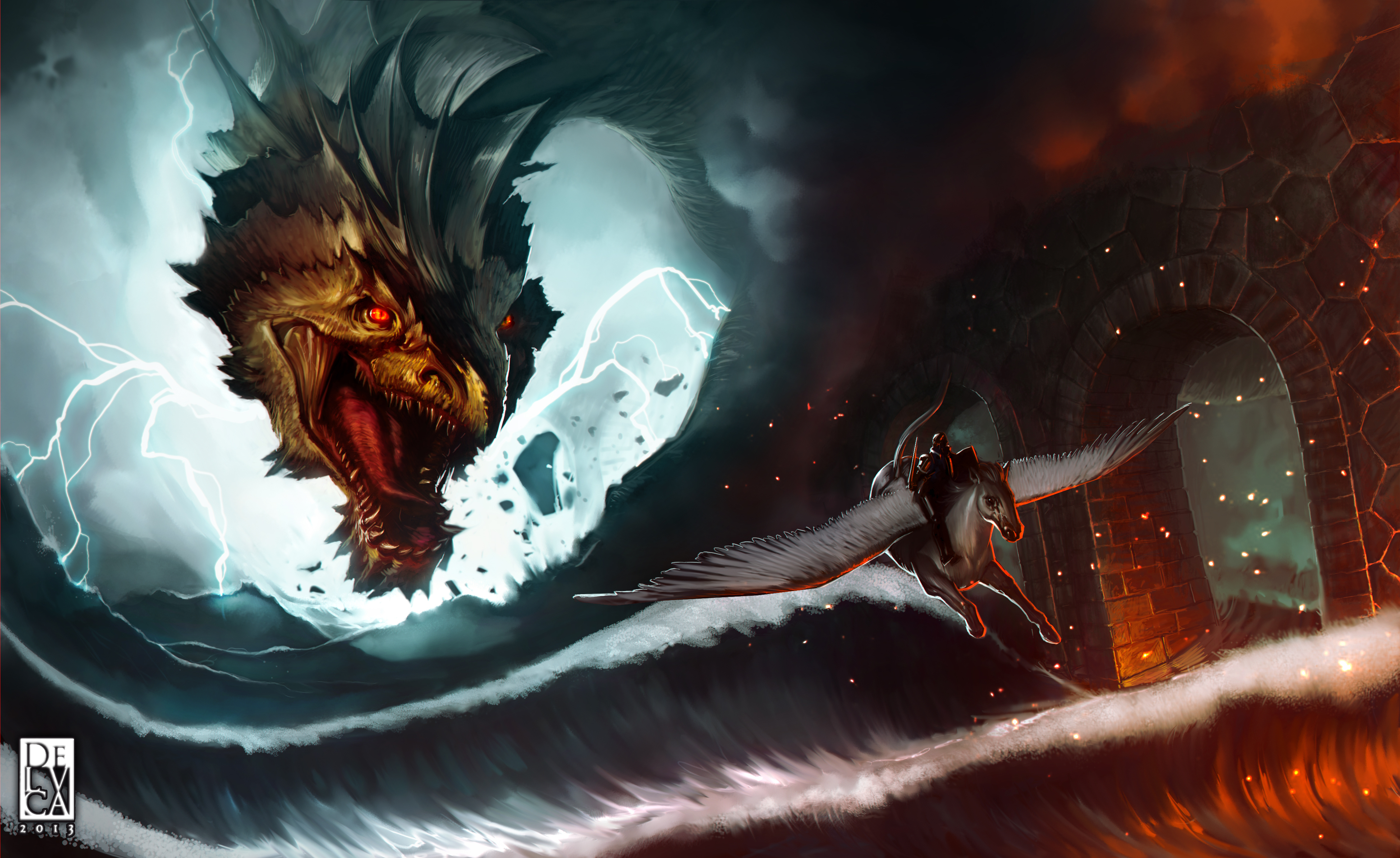 Free download wallpaper Fantasy, Dragon on your PC desktop