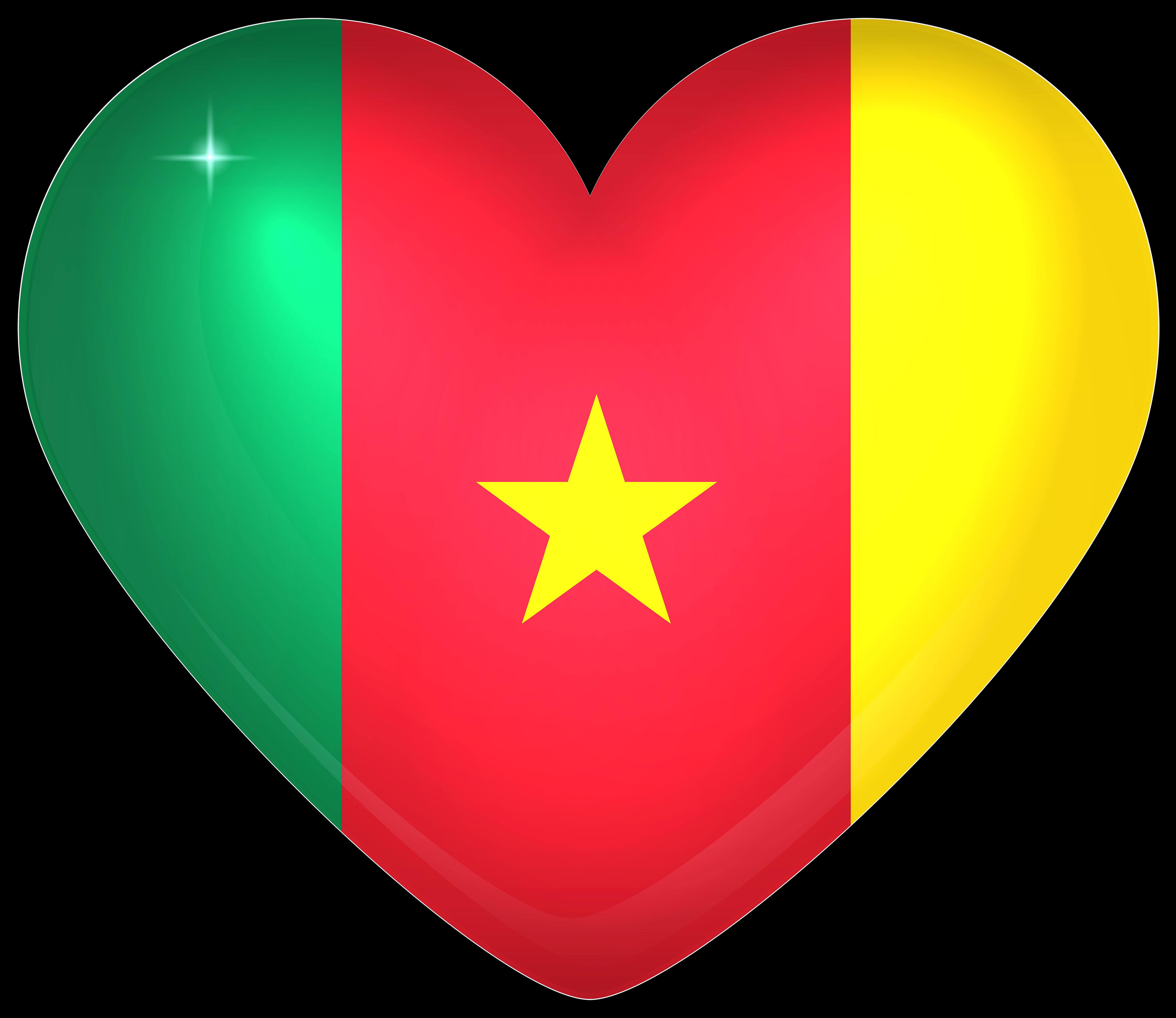 Популярні заставки і фони Прапор Камеруну на комп'ютер