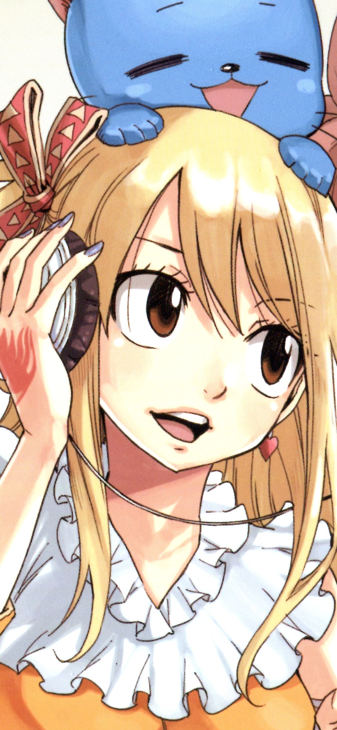 Baixar papel de parede para celular de Anime, Fairy Tail, Lucy Heartfilia, Feliz (Fairy Tail) gratuito.