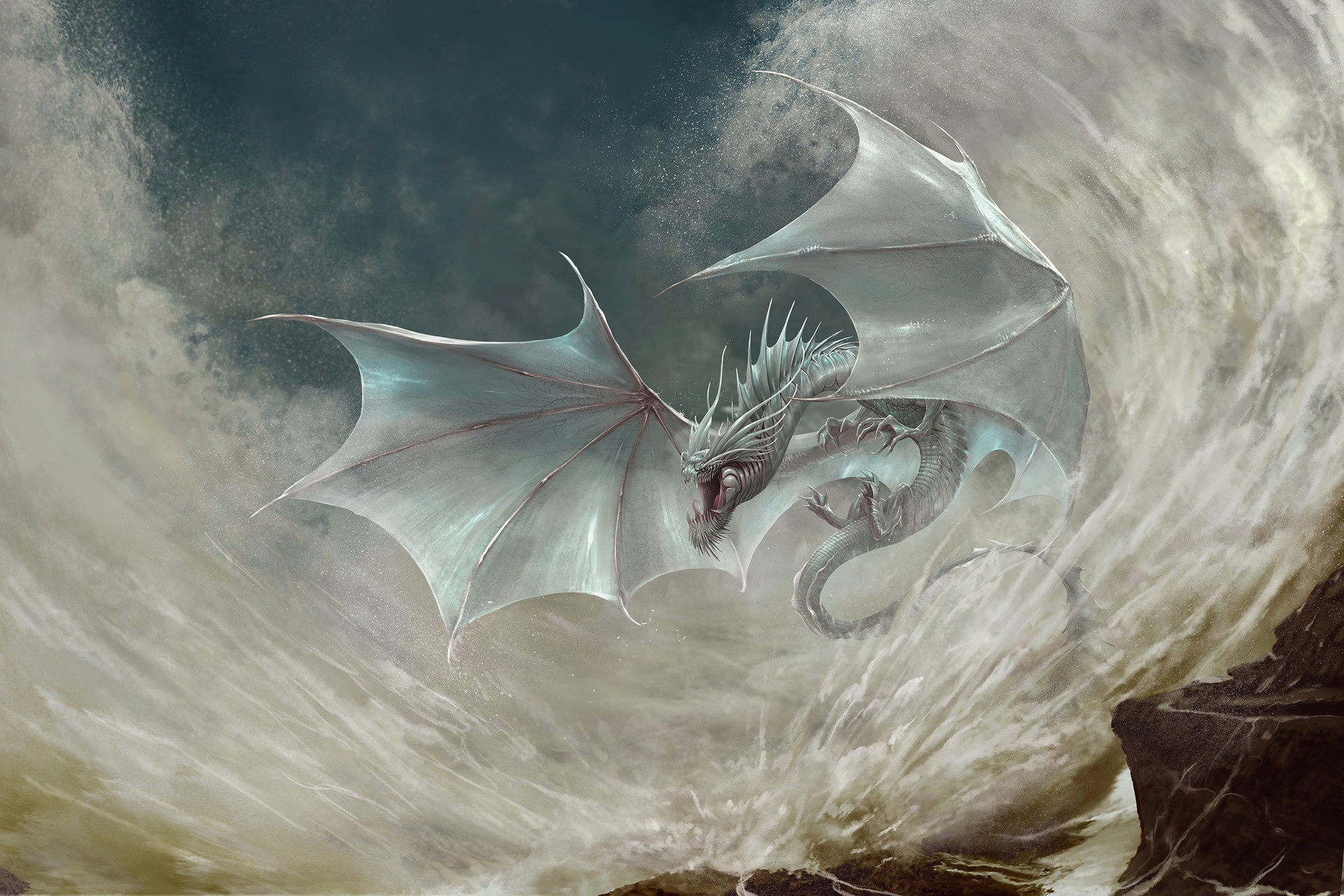 Download mobile wallpaper Fantasy, Dragon for free.