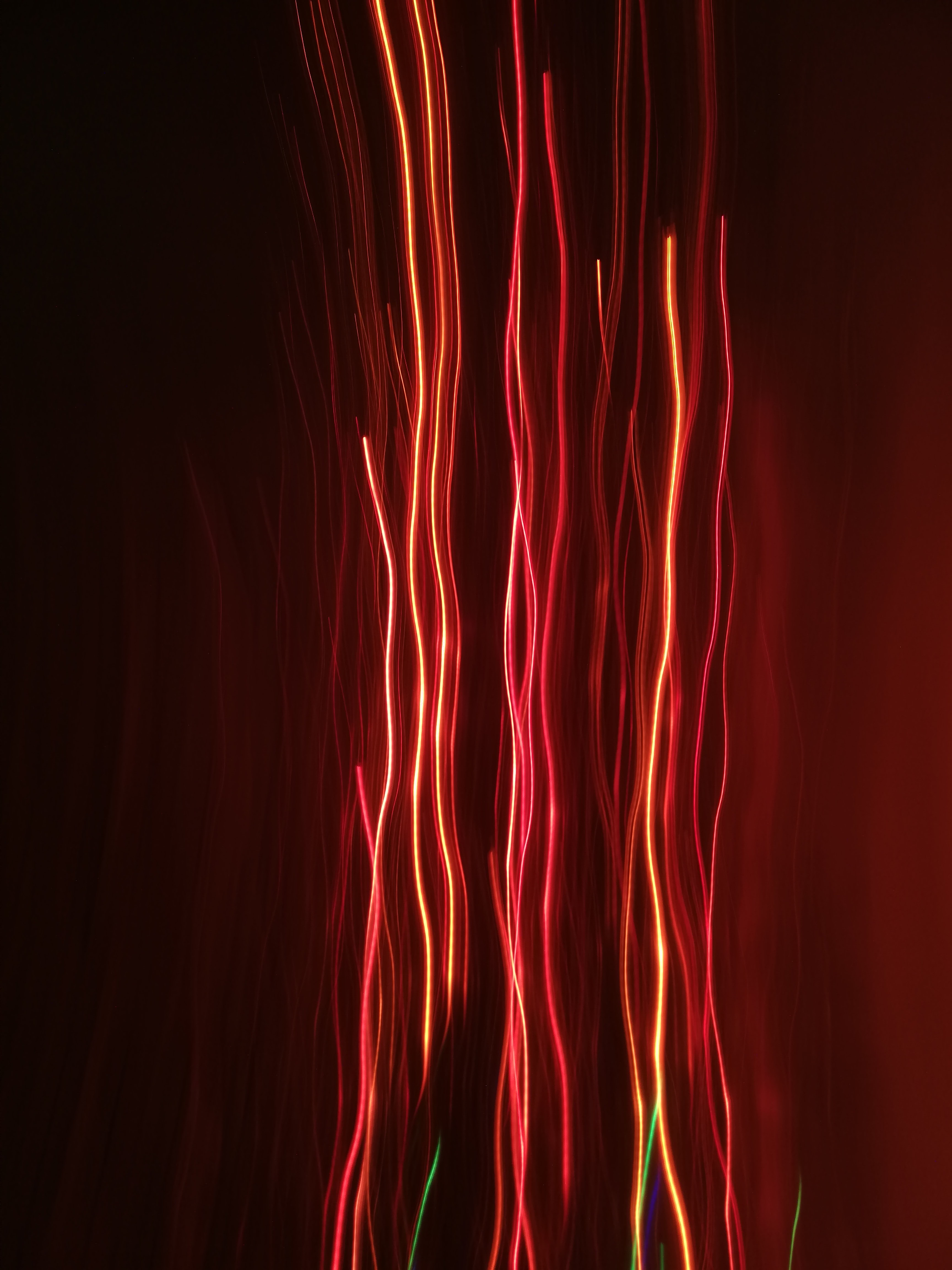 Download mobile wallpaper Long Exposure, Smooth, Shine, Light, Lines, Blur, Neon, Abstract for free.