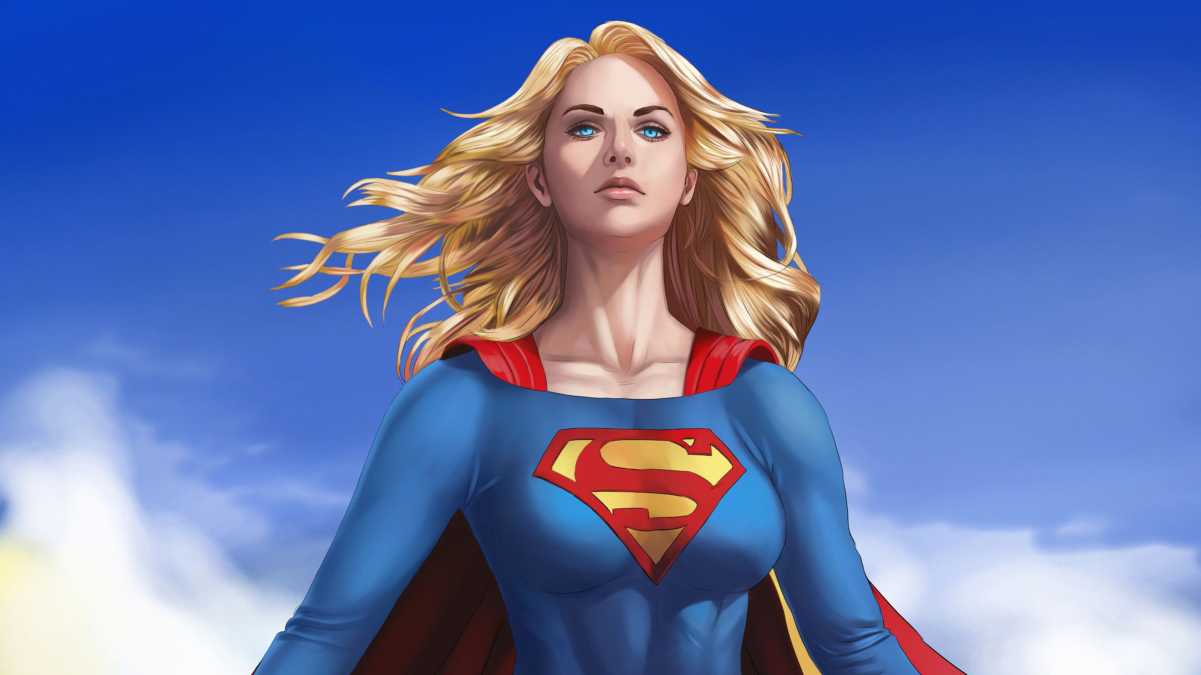 Handy-Wallpaper Blaue Augen, Blondinen, Comics, Dc Comics, Superman Der Film, Supergirl kostenlos herunterladen.