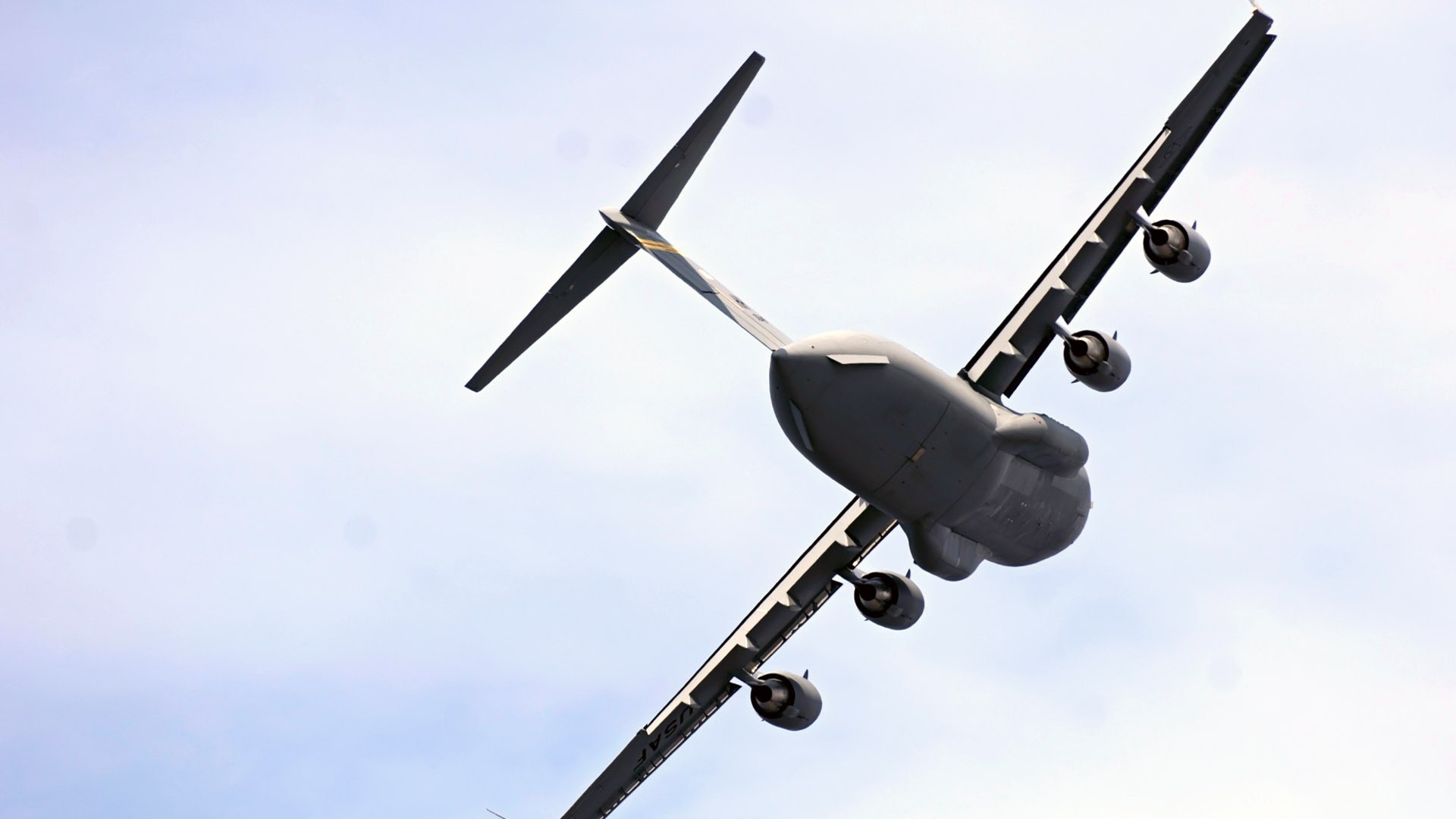 Завантажити шпалери безкоштовно Військовий, Boeing C 17 Globemaster Iii, Військово Транспортний Літак картинка на робочий стіл ПК