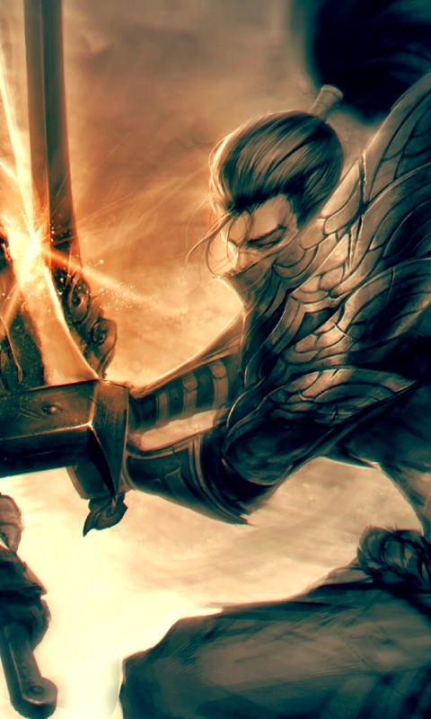 Download mobile wallpaper League Of Legends, Video Game, Yasuo (League Of Legends), Riven (League Of Legends) for free.
