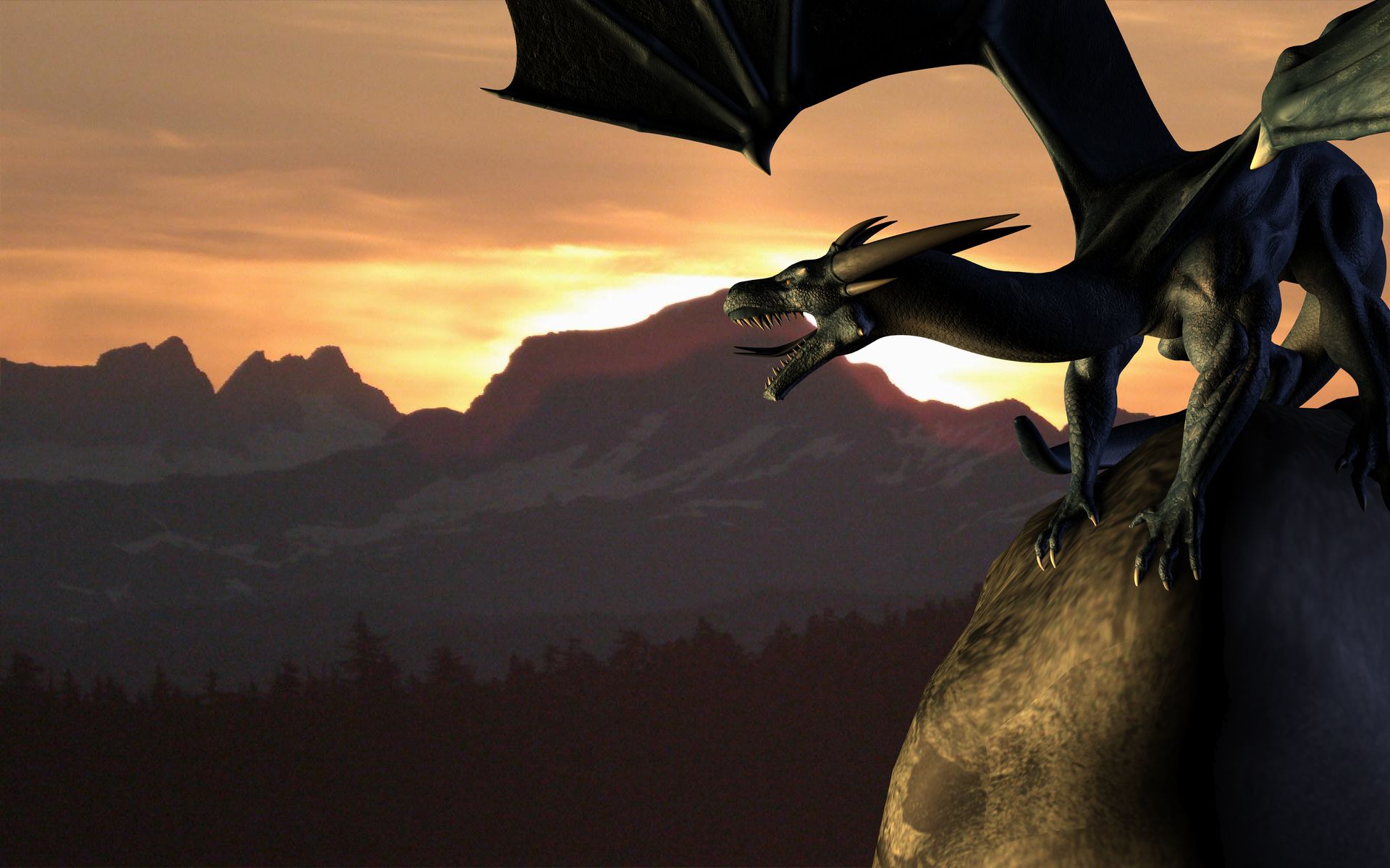 Скачати мобільні шпалери Дракон, Фантазія безкоштовно.