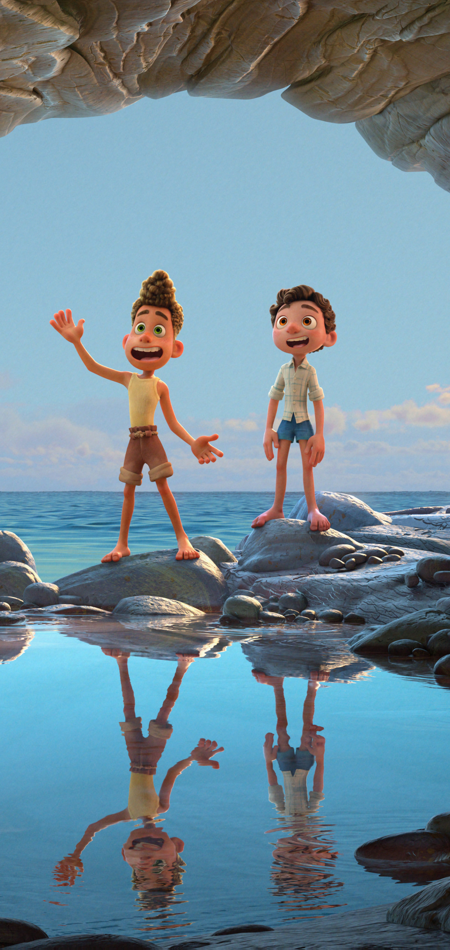 Download mobile wallpaper Movie, Pixar, Luca Paguro, Luca, Alberto Scorfano for free.