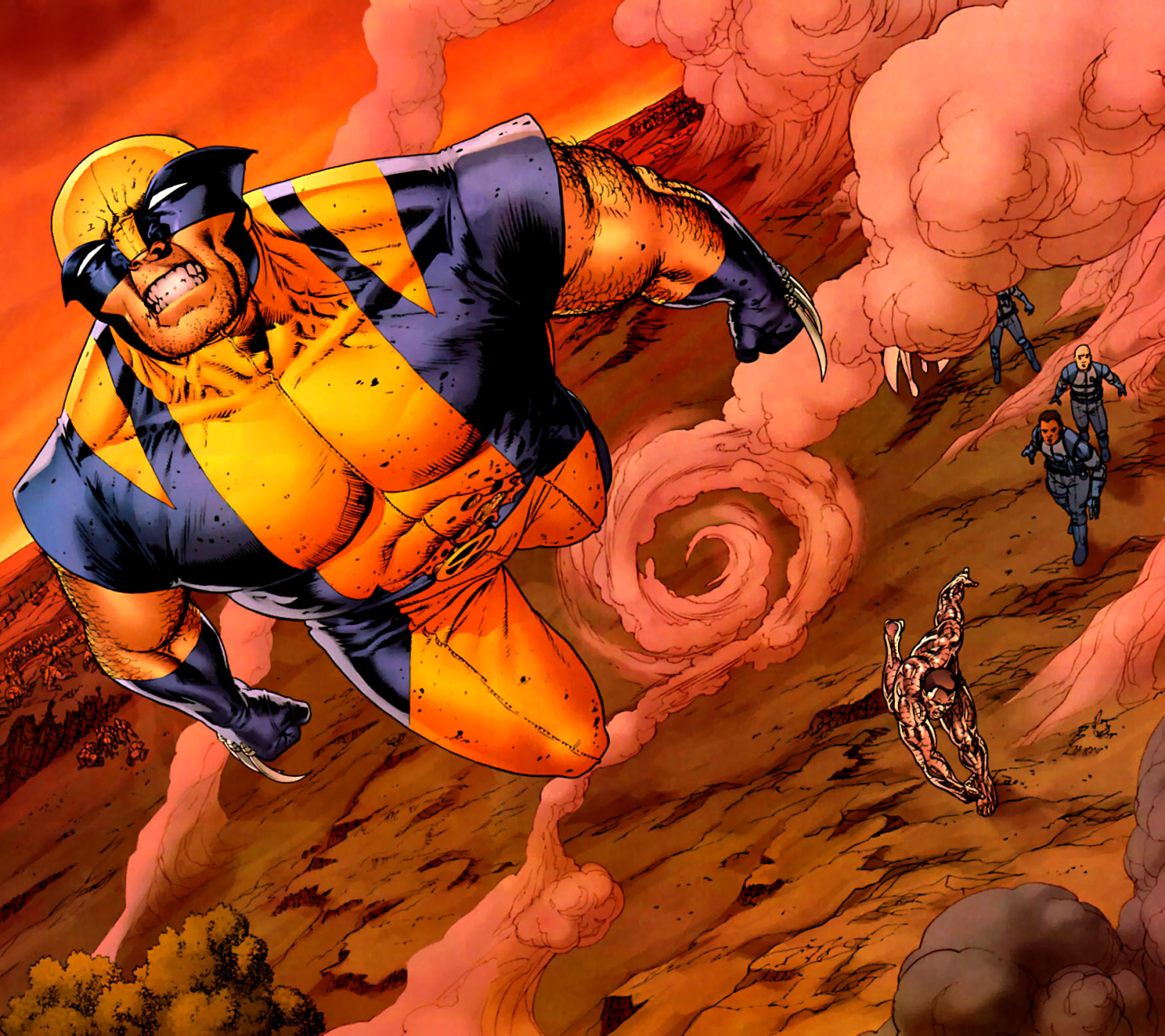 Free download wallpaper X Men, Wolverine, Comics, Superhero, Colossus on your PC desktop