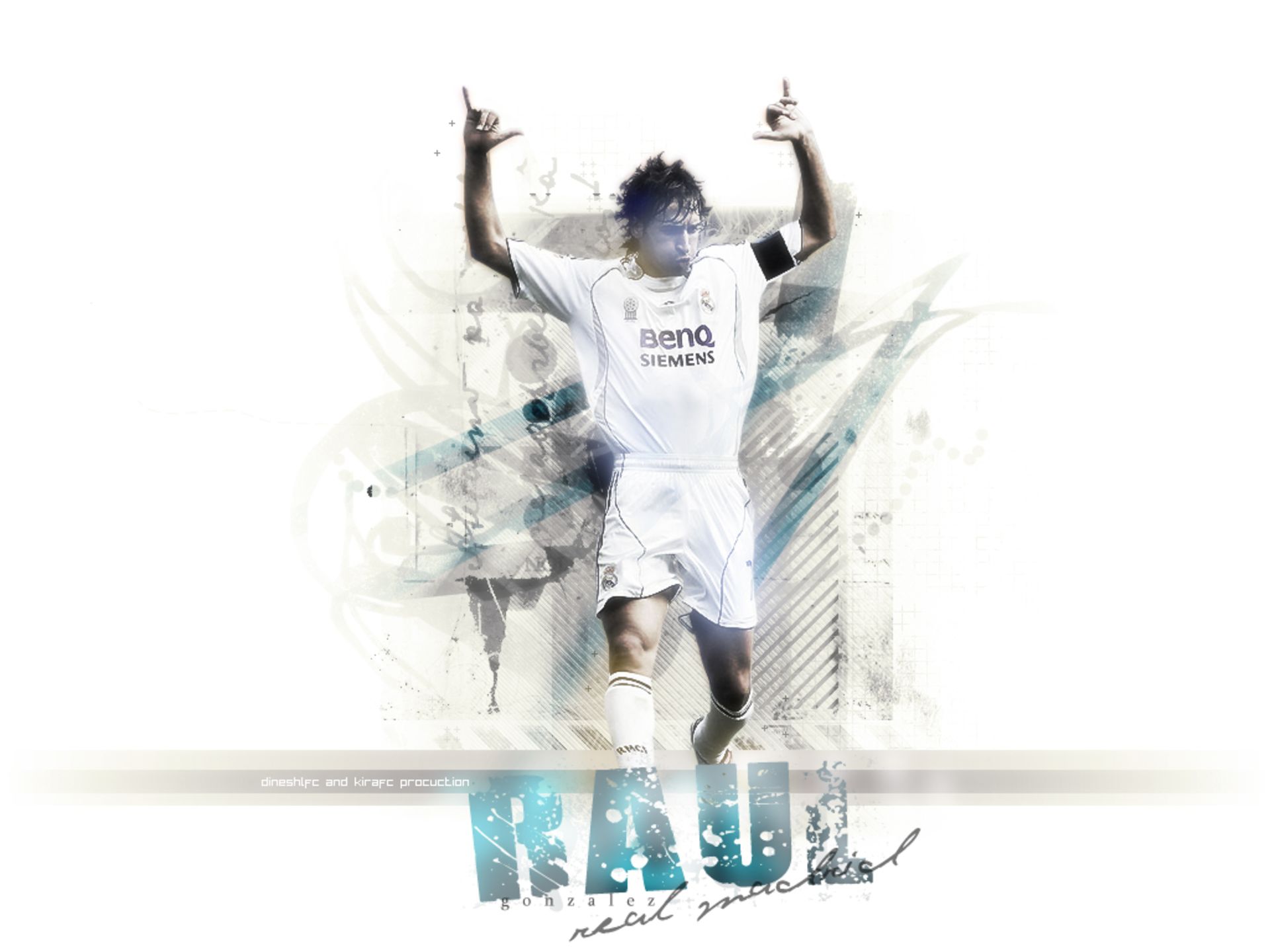 Download mobile wallpaper Sports, Soccer, Real Madrid C F, Raúl González Blanco for free.