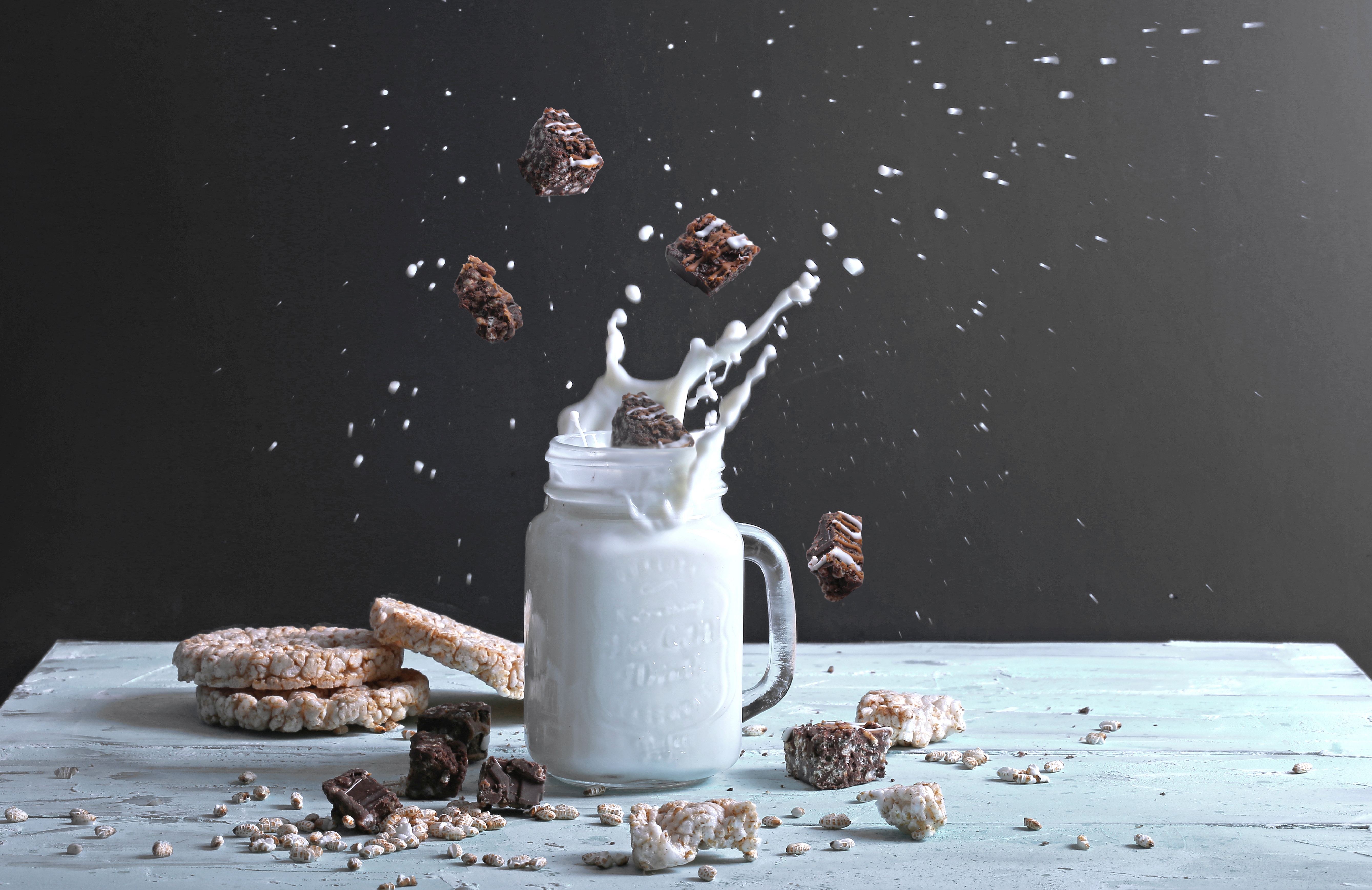 Free download wallpaper Food, Still Life, Milk, Cookie on your PC desktop