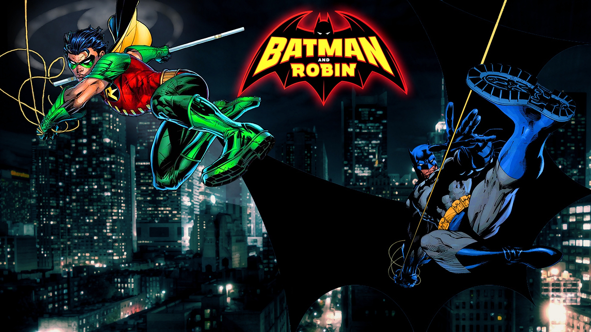 Téléchargez des papiers peints mobile Batman & Robin, Robin (Dc Comics), Homme Chauve Souris, The Batman, Bande Dessinées gratuitement.