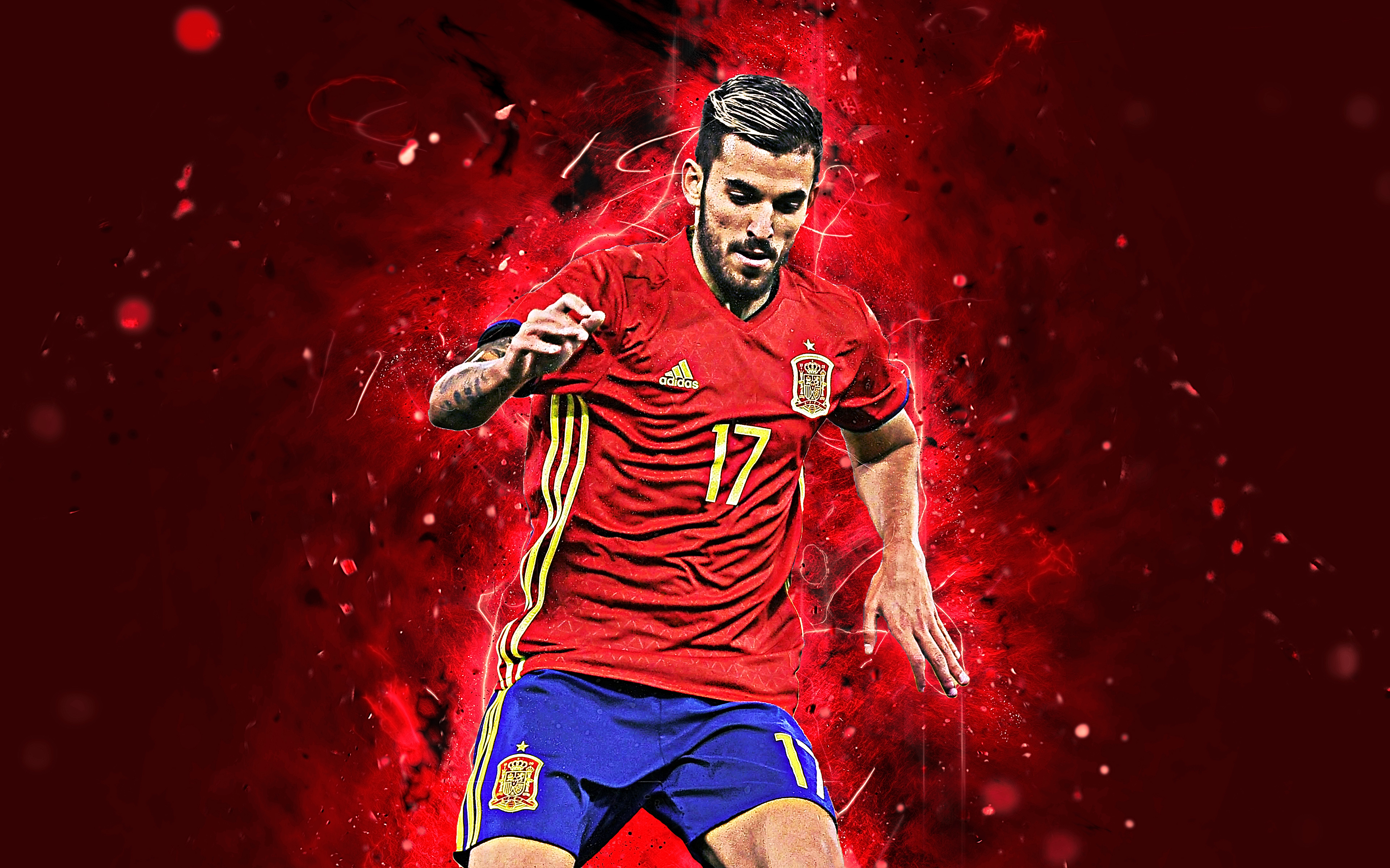 Laden Sie das Sport, Fußball, Spanische Fußballnationalmannschaft, Daniel Ceballos-Bild kostenlos auf Ihren PC-Desktop herunter