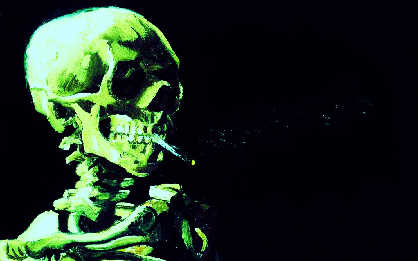 Free download wallpaper Dark, Skeleton on your PC desktop