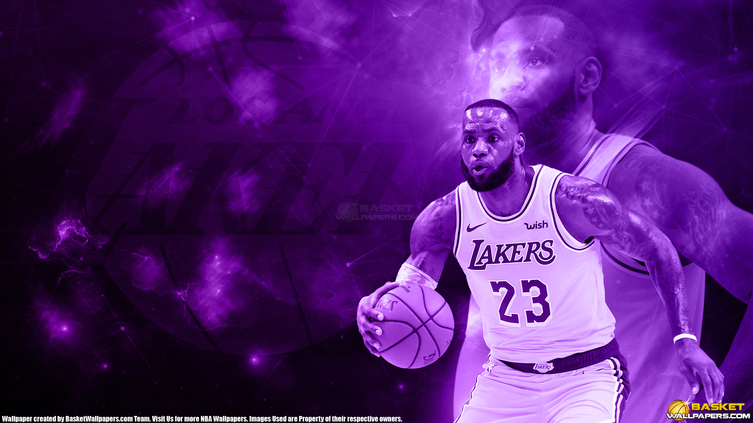 Download mobile wallpaper Sports, Basketball, American, Nba, Los Angeles Lakers, Lebron James for free.