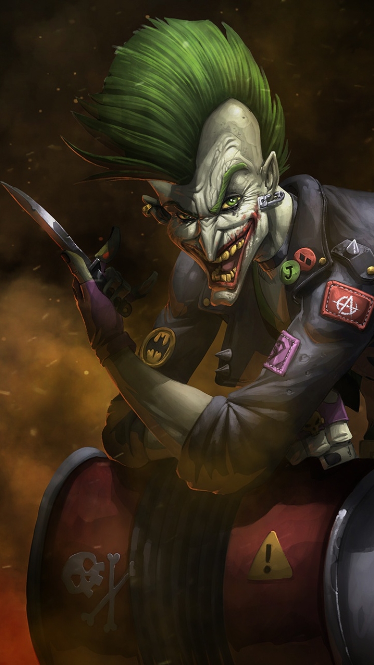 Handy-Wallpaper Joker, Comics, Dc Comics kostenlos herunterladen.