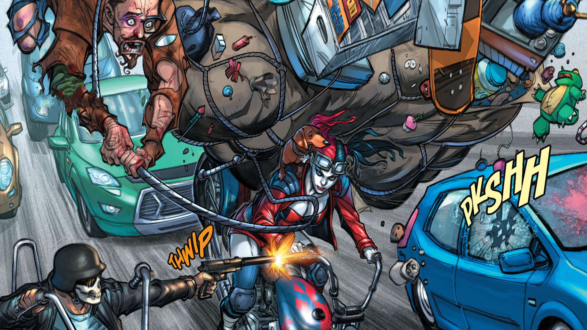 Téléchargez des papiers peints mobile Bande Dessinées, Harley Quinn gratuitement.