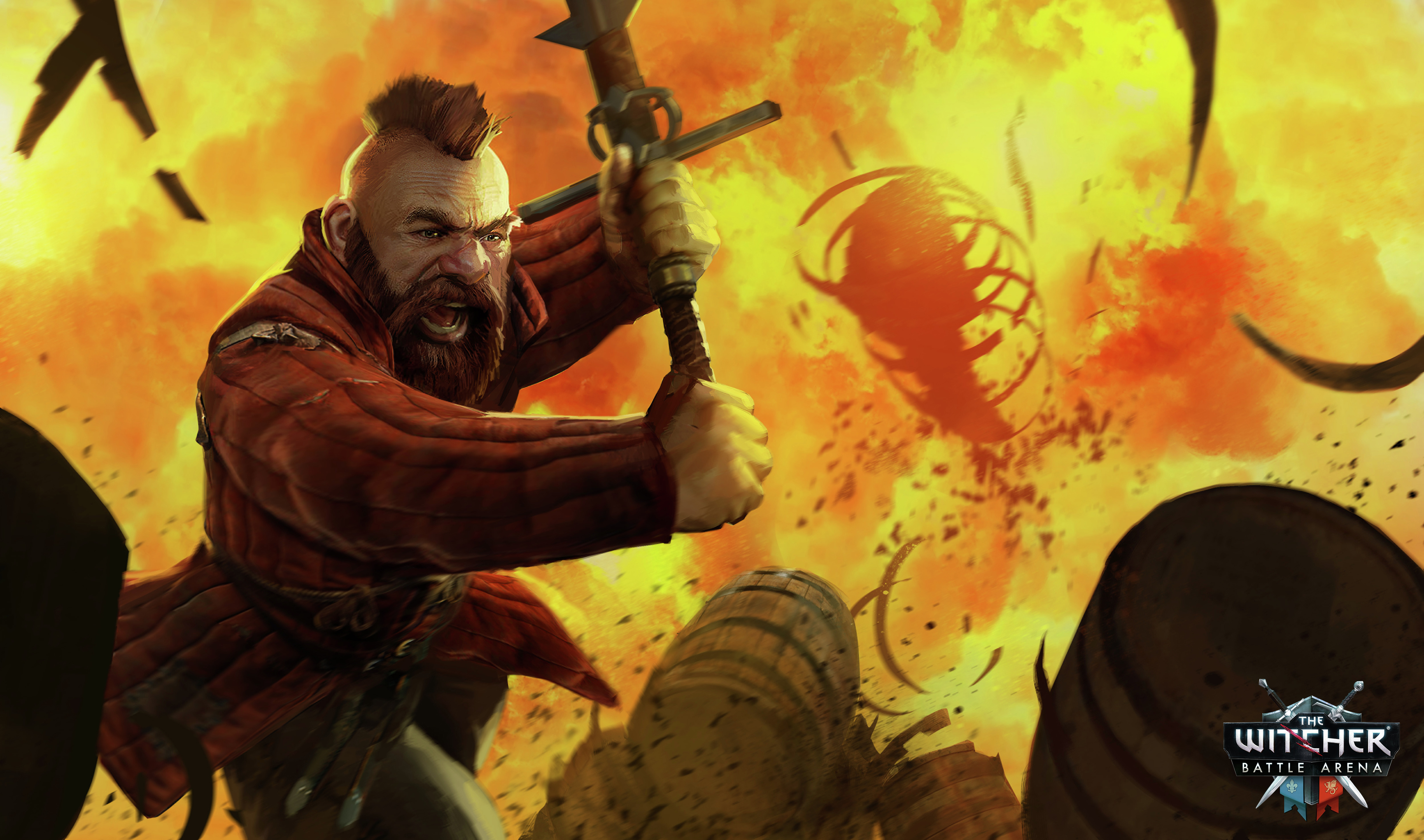 Baixe gratuitamente a imagem Videogame, O Mago, The Witcher: Arena De Batalha na área de trabalho do seu PC