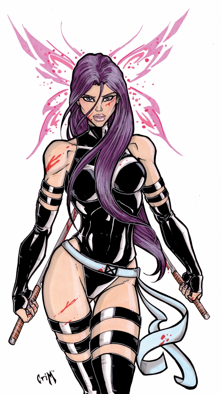 Handy-Wallpaper Comics, Psylocke kostenlos herunterladen.