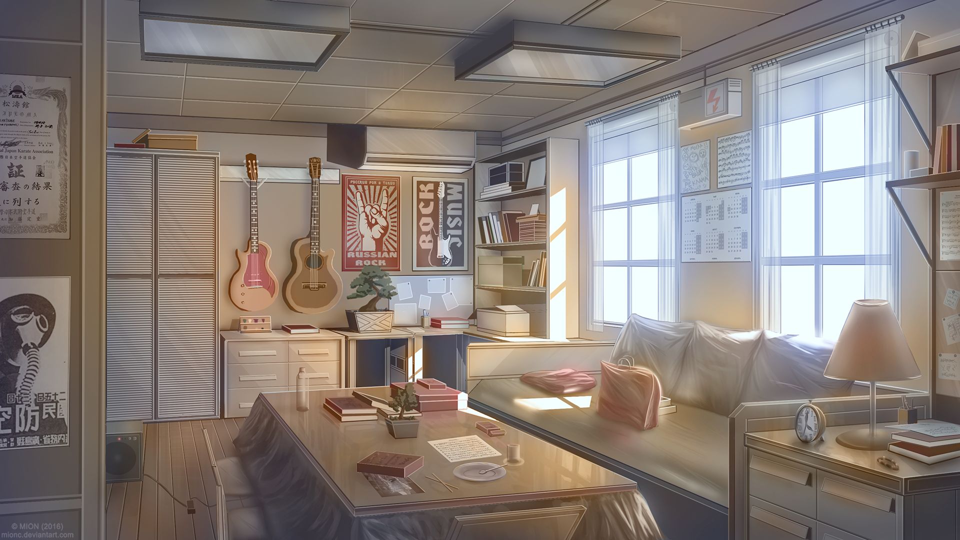 Handy-Wallpaper Zimmer, Animes kostenlos herunterladen.
