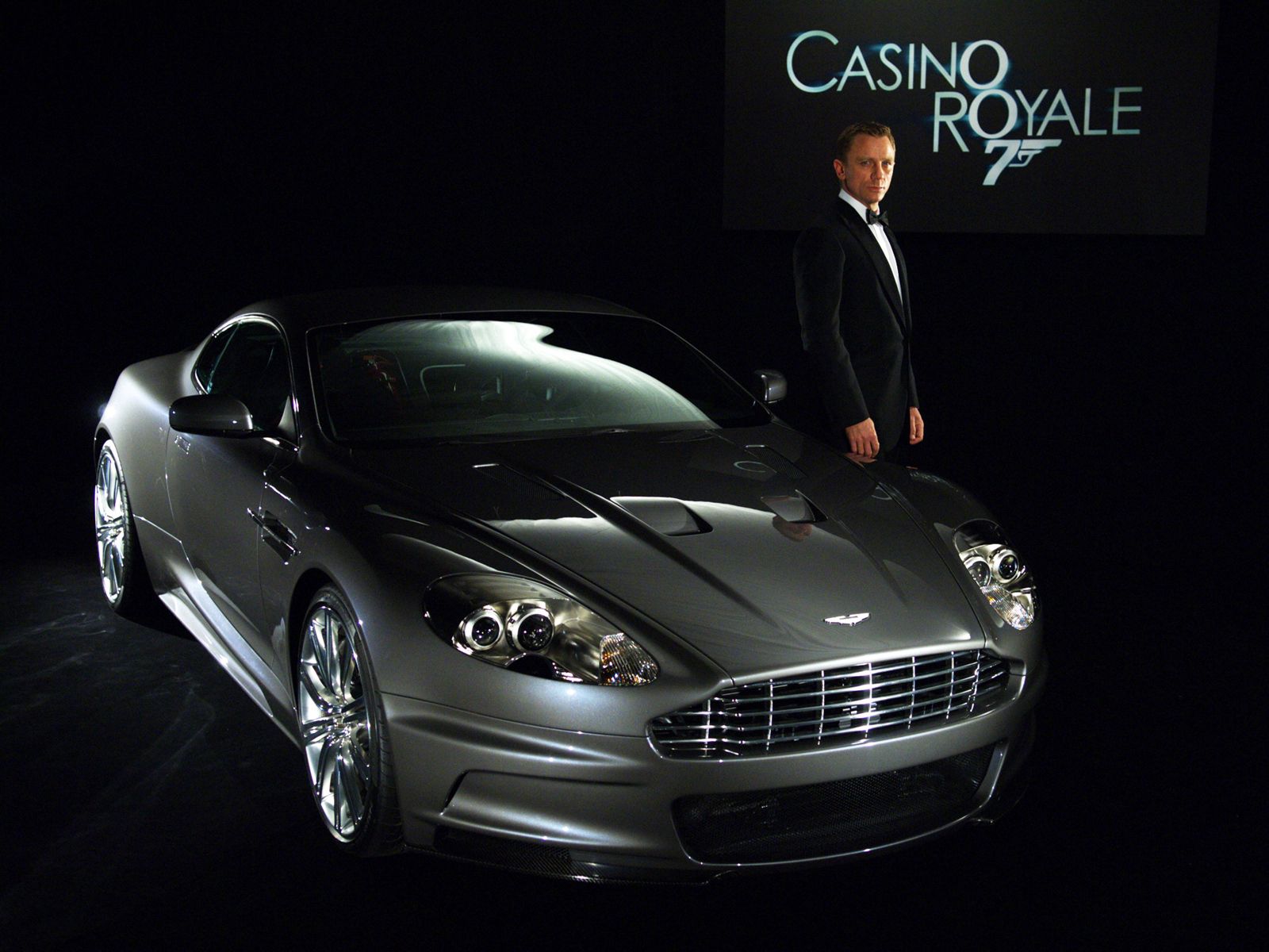 cars, auto, aston martin, front view, grey, style, dbs, 2006