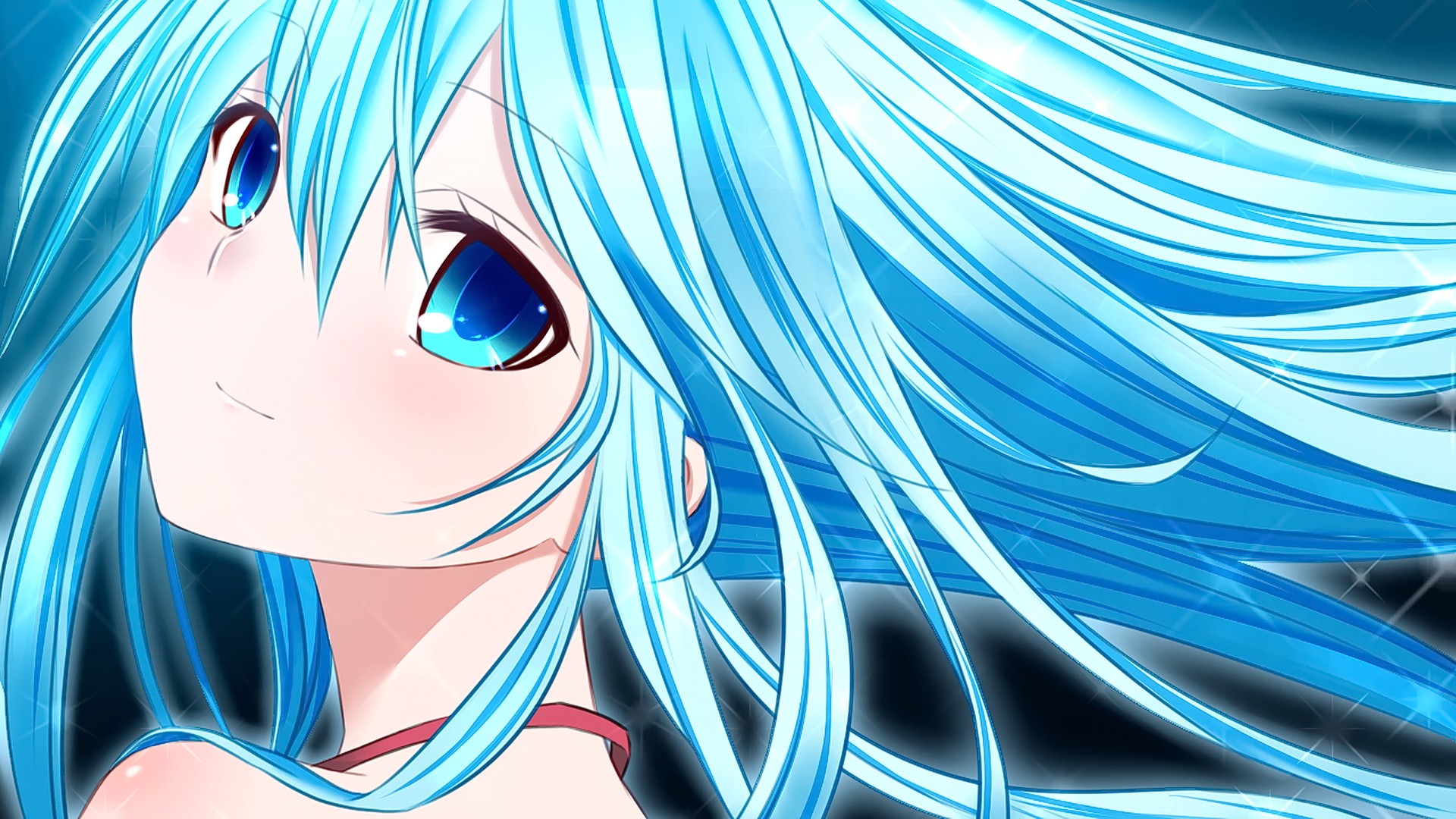 Baixe gratuitamente a imagem Anime, Olhos Azuis, Cabelo Azul, Cabelo Longo, Denpa Onna Para Seishun Otoko na área de trabalho do seu PC