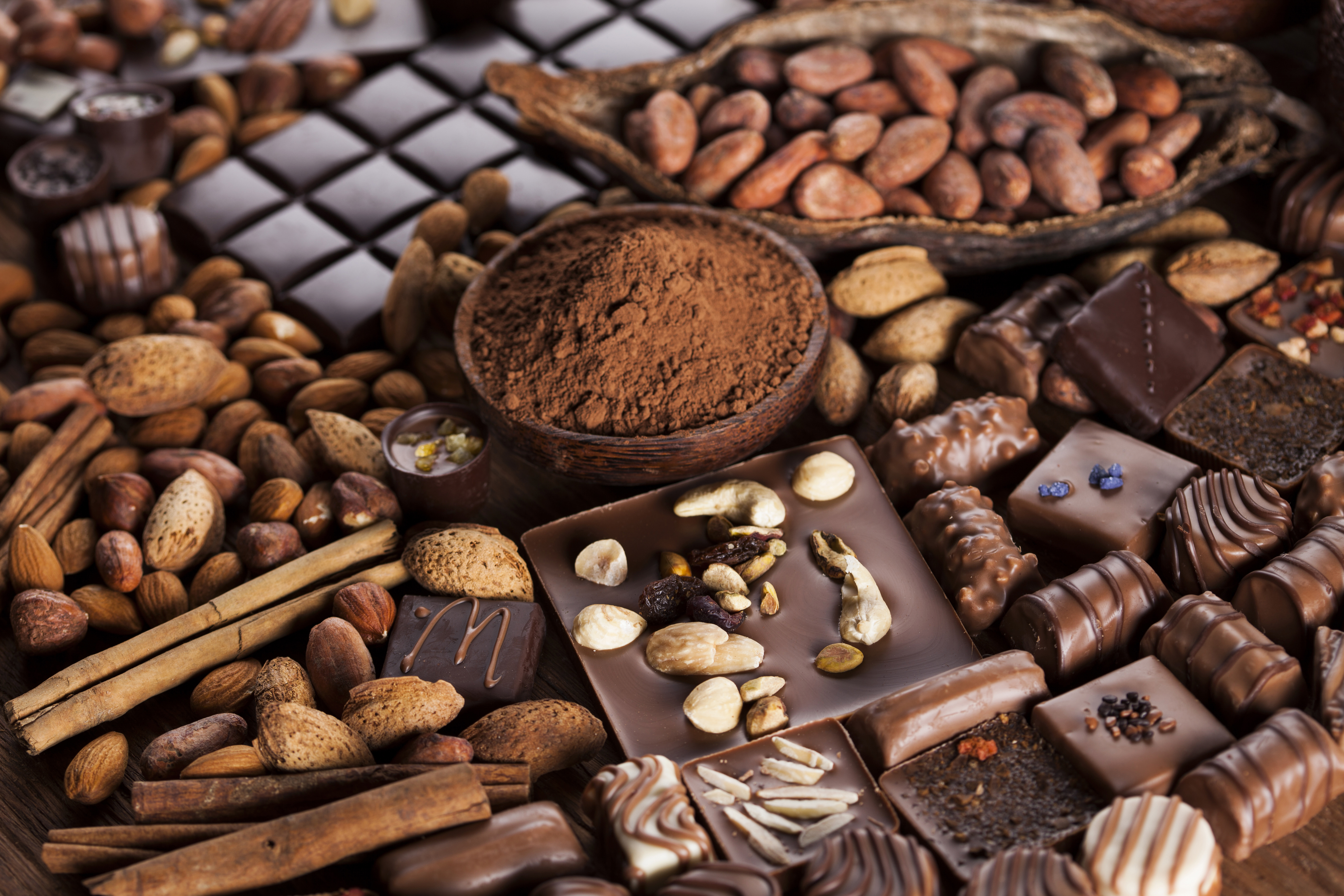 Free download wallpaper Food, Chocolate, Cinnamon, Sweets on your PC desktop