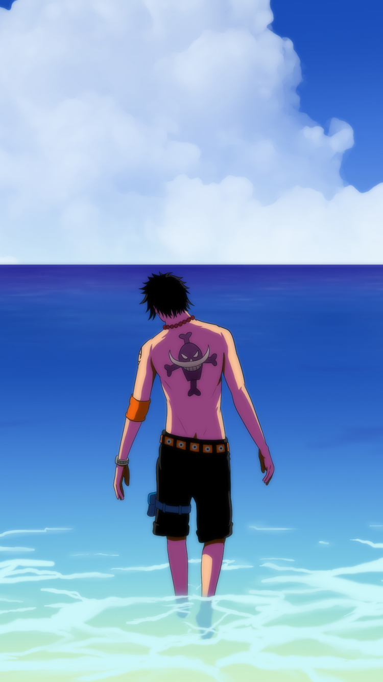 Handy-Wallpaper Animes, Portgas D Ace, One Piece kostenlos herunterladen.