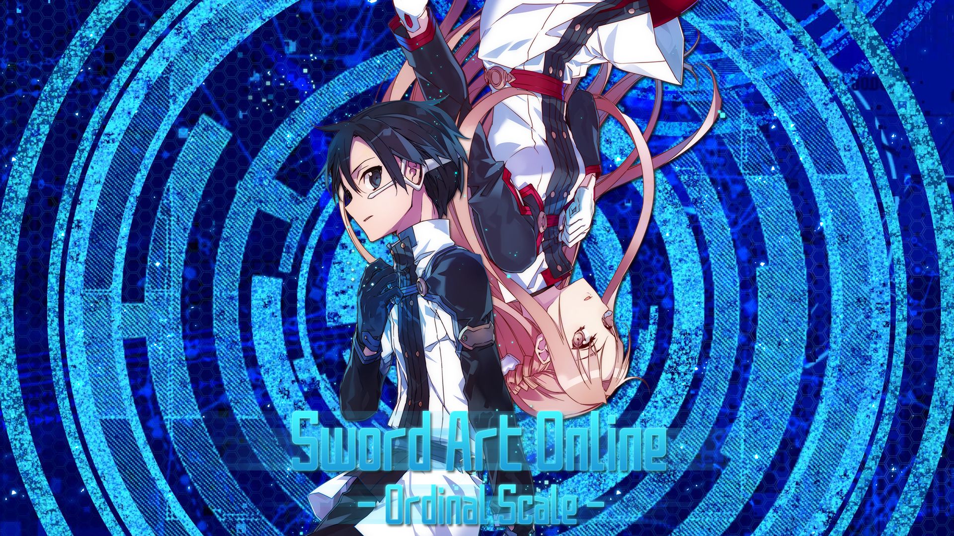 Free download wallpaper Anime, Sword Art Online, Asuna Yuuki, Kirito (Sword Art Online), Kazuto Kirigaya, Sword Art Online Ordinal Scale, Sword Art Online Movie: Ordinal Scale on your PC desktop