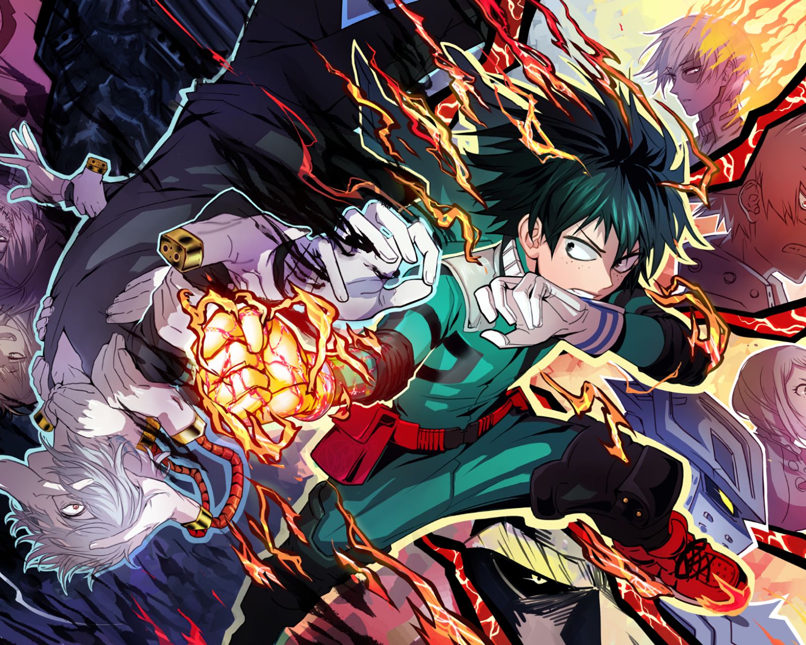 Mobile wallpaper: Anime, Izuku Midoriya, Shoto Todoroki, Katsuki Bakugou, My  Hero Academia, 1133480 download the picture for free.