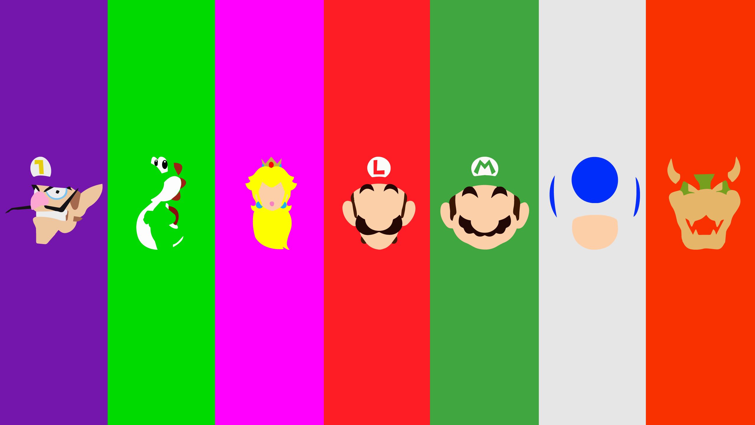 video game, mario kart, luigi, mario, princess peach, toad (mario), waluigi, wario, yoshi