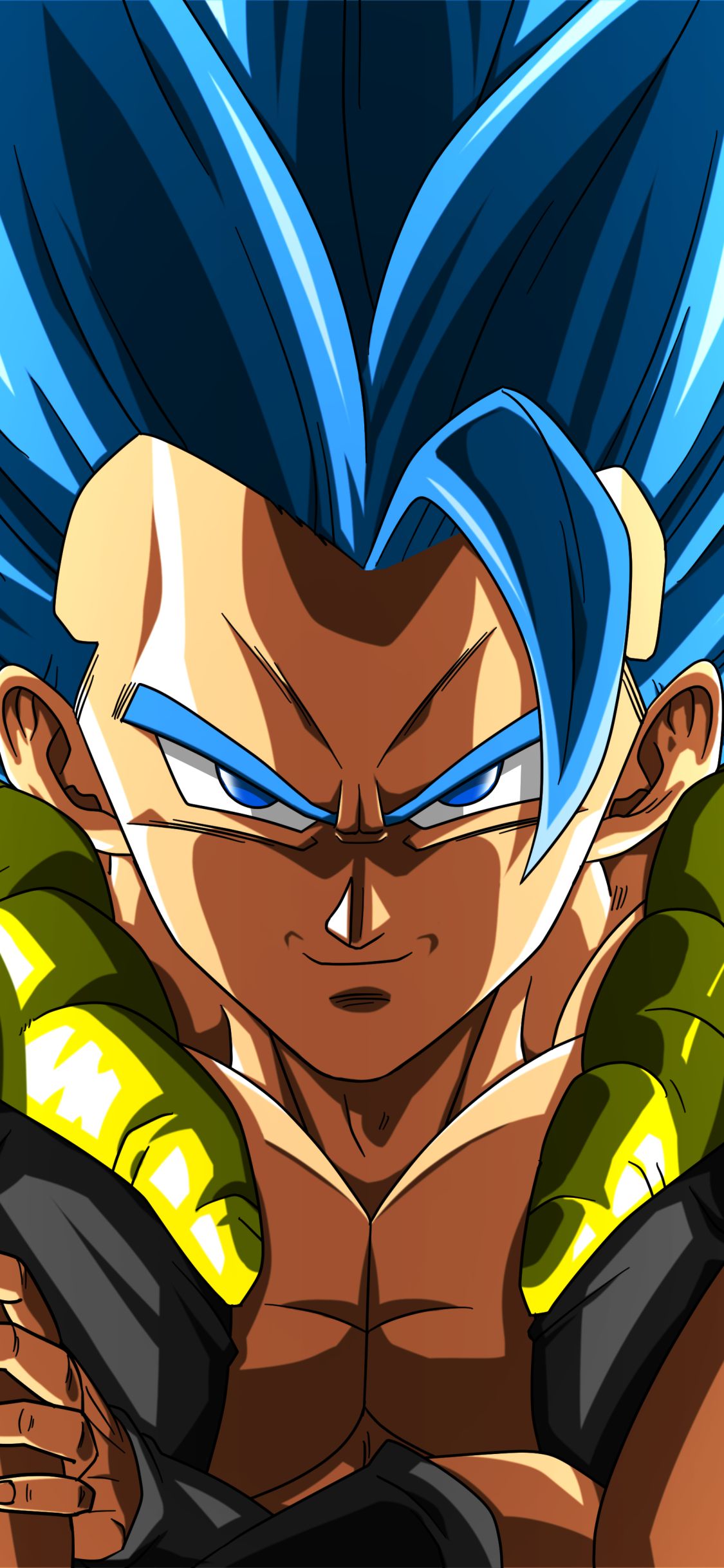 Download mobile wallpaper Anime, Gogeta (Dragon Ball), Super Saiyan Blue, Dragon Ball Super: Broly for free.