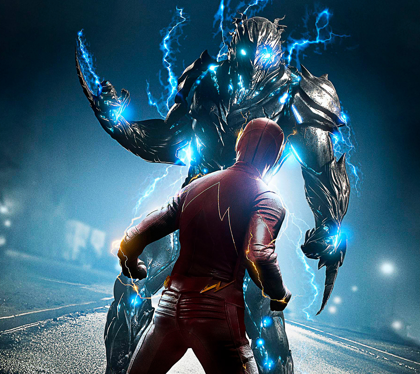Download mobile wallpaper Flash, Tv Show, Barry Allen, The Flash (2014), Grant Gustin, Savitar (Dc Comics) for free.