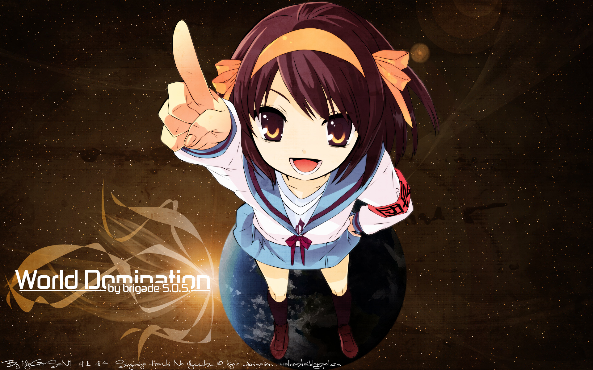 Handy-Wallpaper Animes, Suzumiya Haruhi No Yūutsu kostenlos herunterladen.